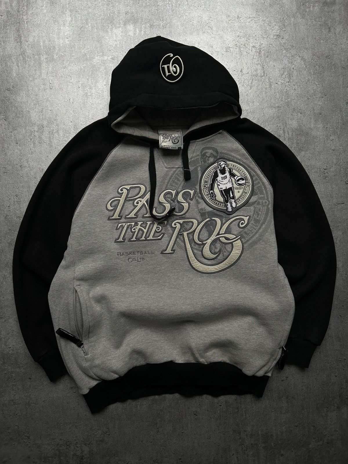 Jordan Brand × Vintage Vintage hoodie crewneck Basketball Sweatshirt Pass The Roc Size US L / EU 52-54 / 3 - 4 Thumbnail
