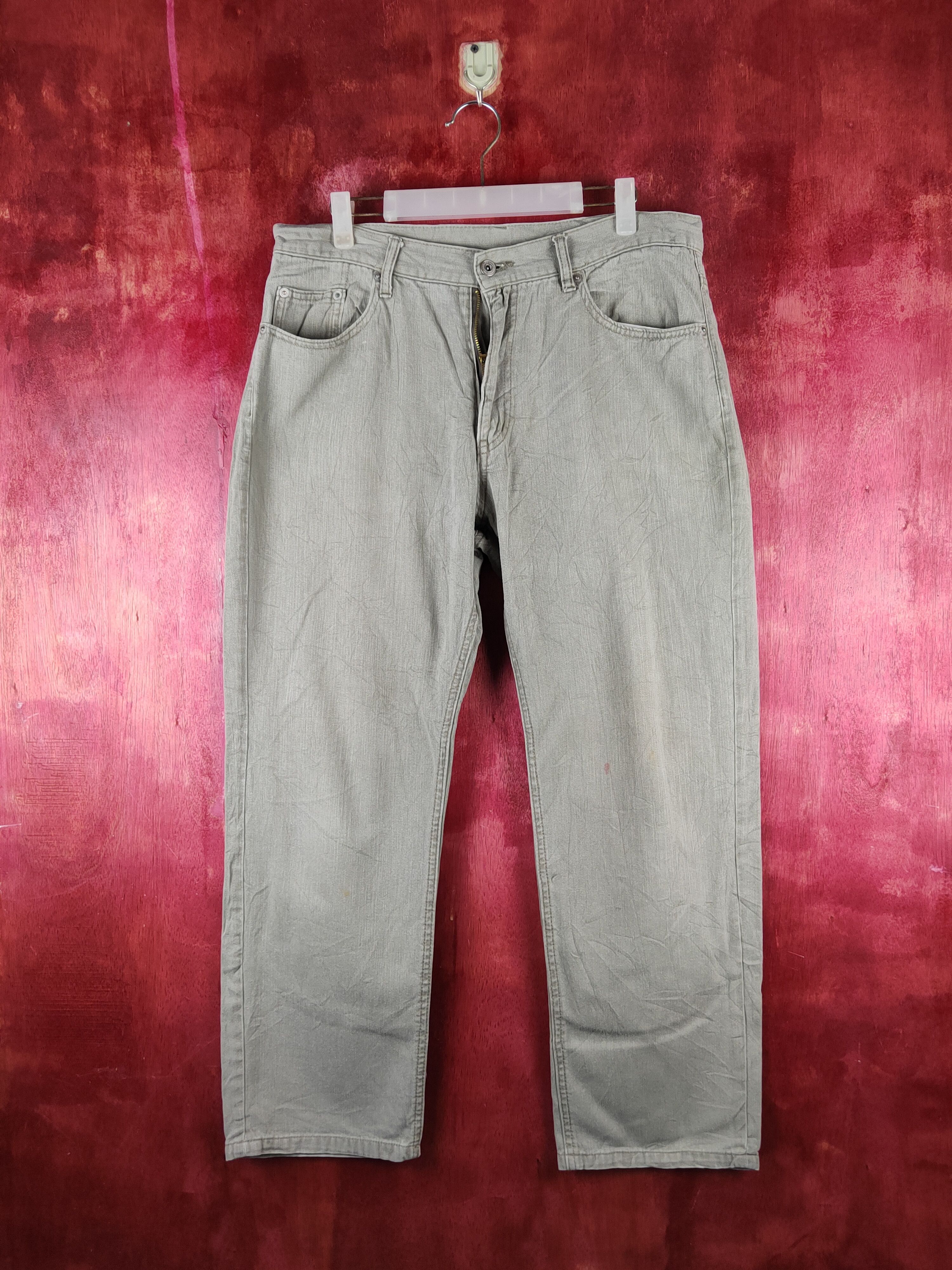 image of Vintage Topvalu Green Faded Multipocket Casual Pants S2328, Men's (Size 34)