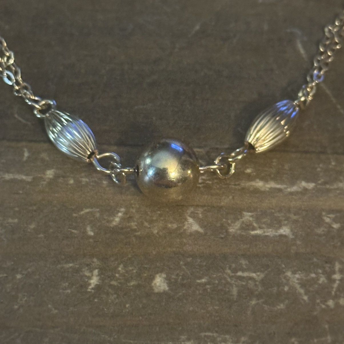 Other Gold tone station bead chain bracelet Size ONE SIZE - 3 Thumbnail