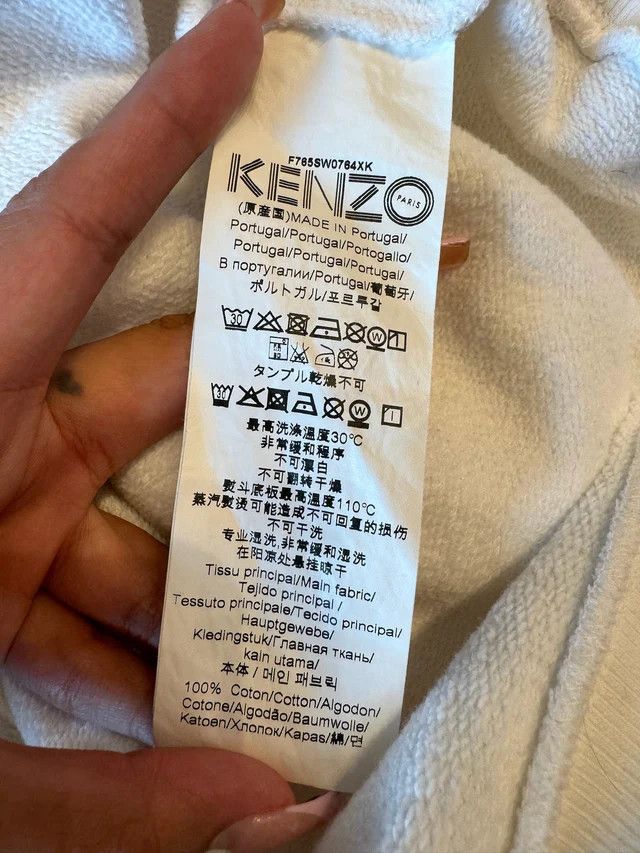 Kenzo Kenzo Geo Tiger Crewneck White Size US M / EU 48-50 / 2 - 3 Thumbnail