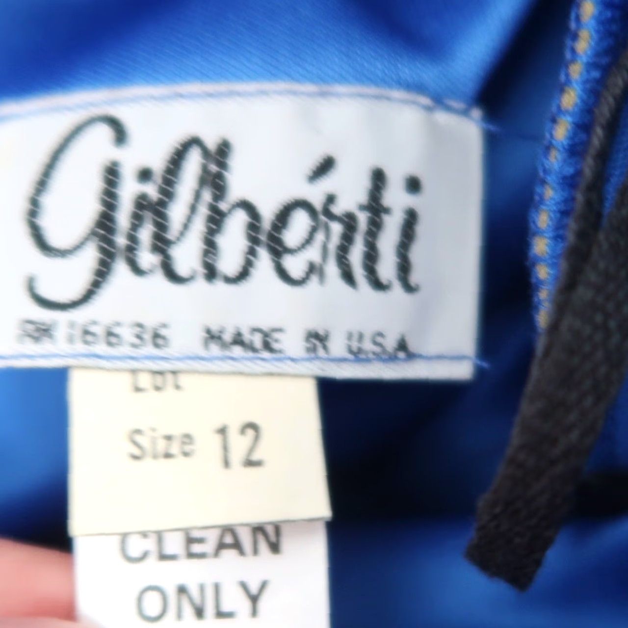 Vintage VINTAGE Gilberti cobalt blue plisse tiered midi dress 12 Sheath Beaded Glitter 80s Cocktail Party Formal Womens 12 blue Size XL / US 12-14 / IT 48-50 - 5 Thumbnail