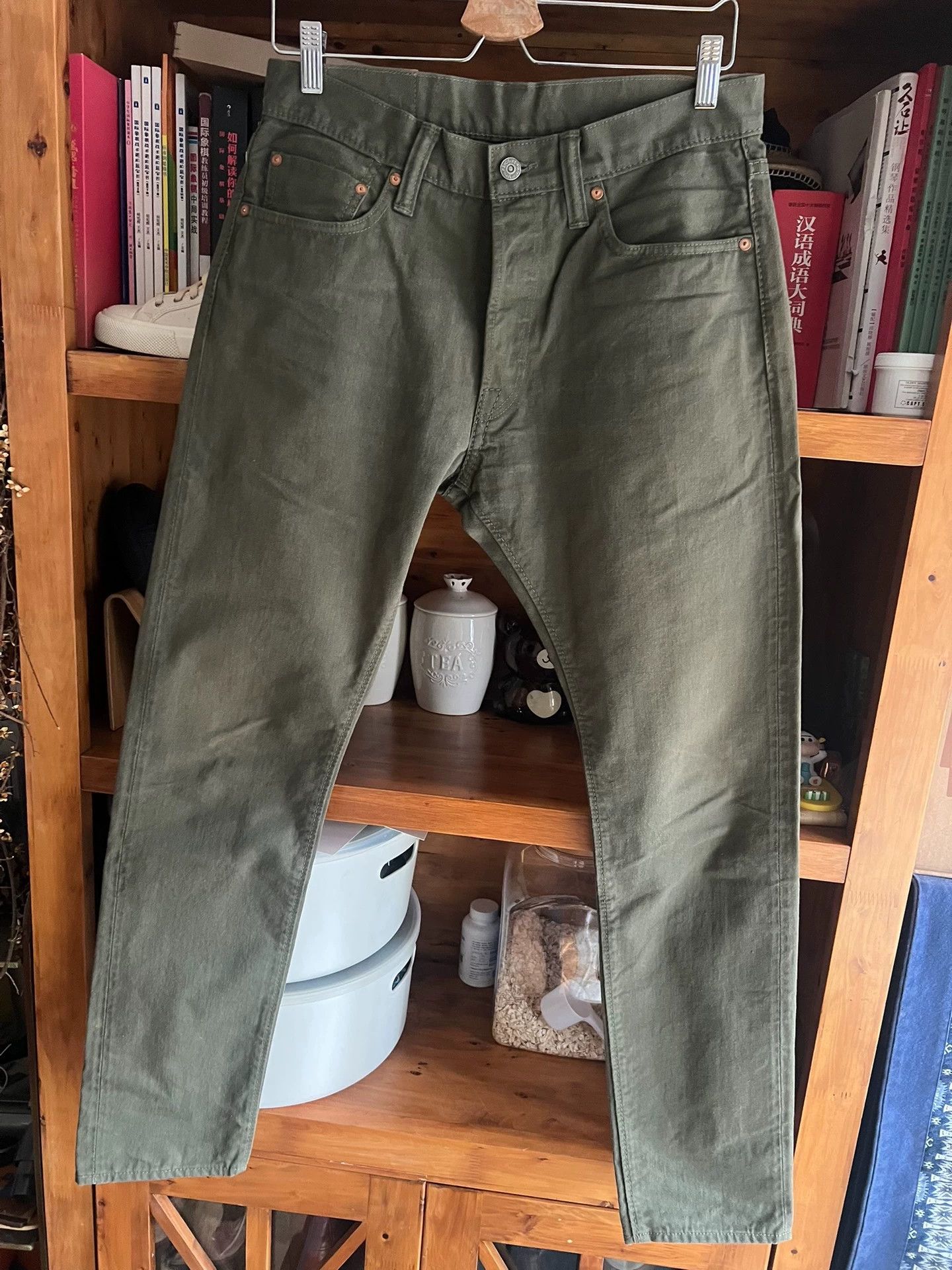 Pure Blue Japan Pure Blue Japan Japanese selvedge olive drab jeans Size US 32 / EU 48 - 3 Thumbnail
