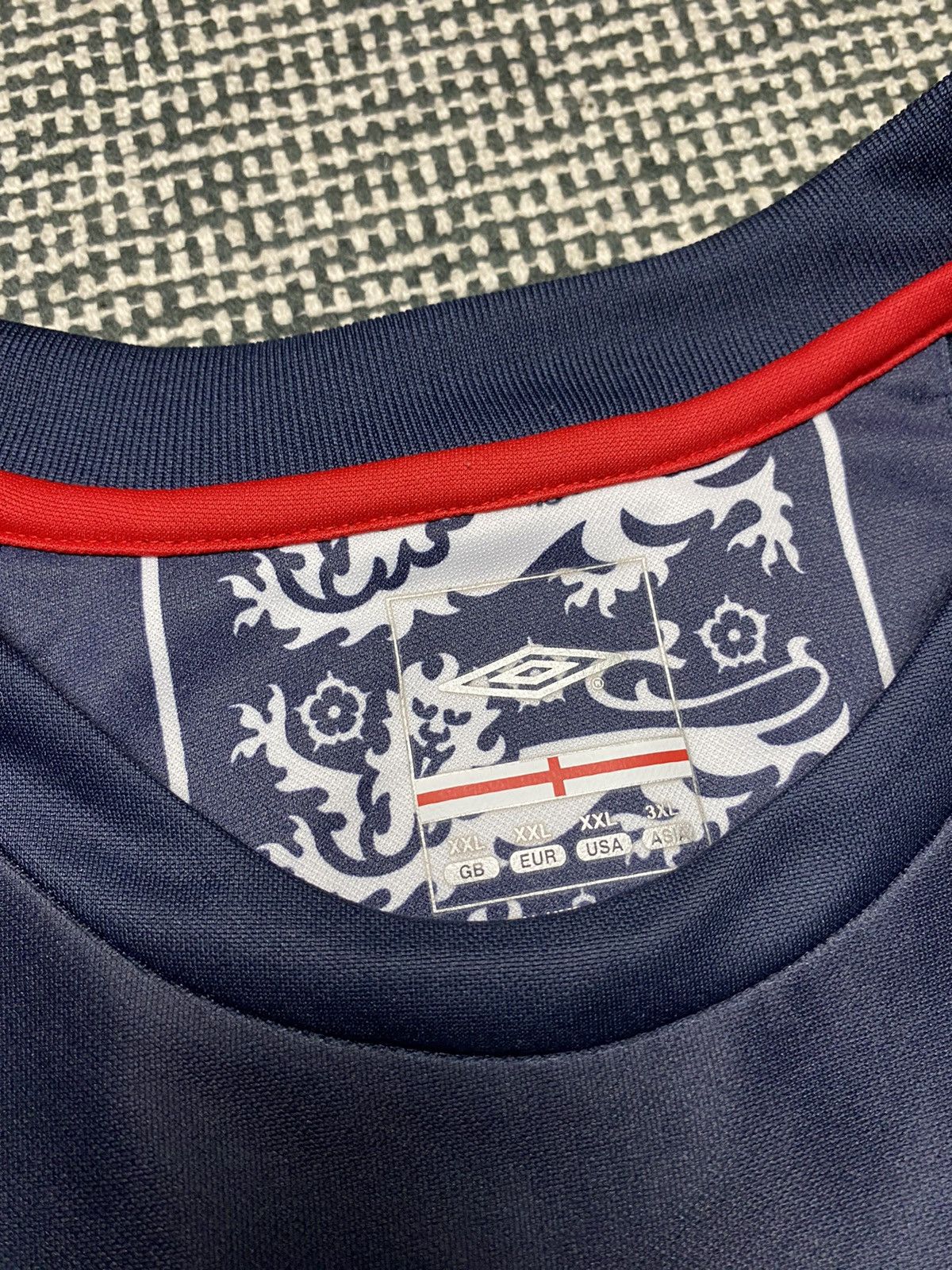 Umbro × Vintage England umbro vintage Soccer Jersey rare Size US XXL / EU 58 / 5 - 9 Thumbnail
