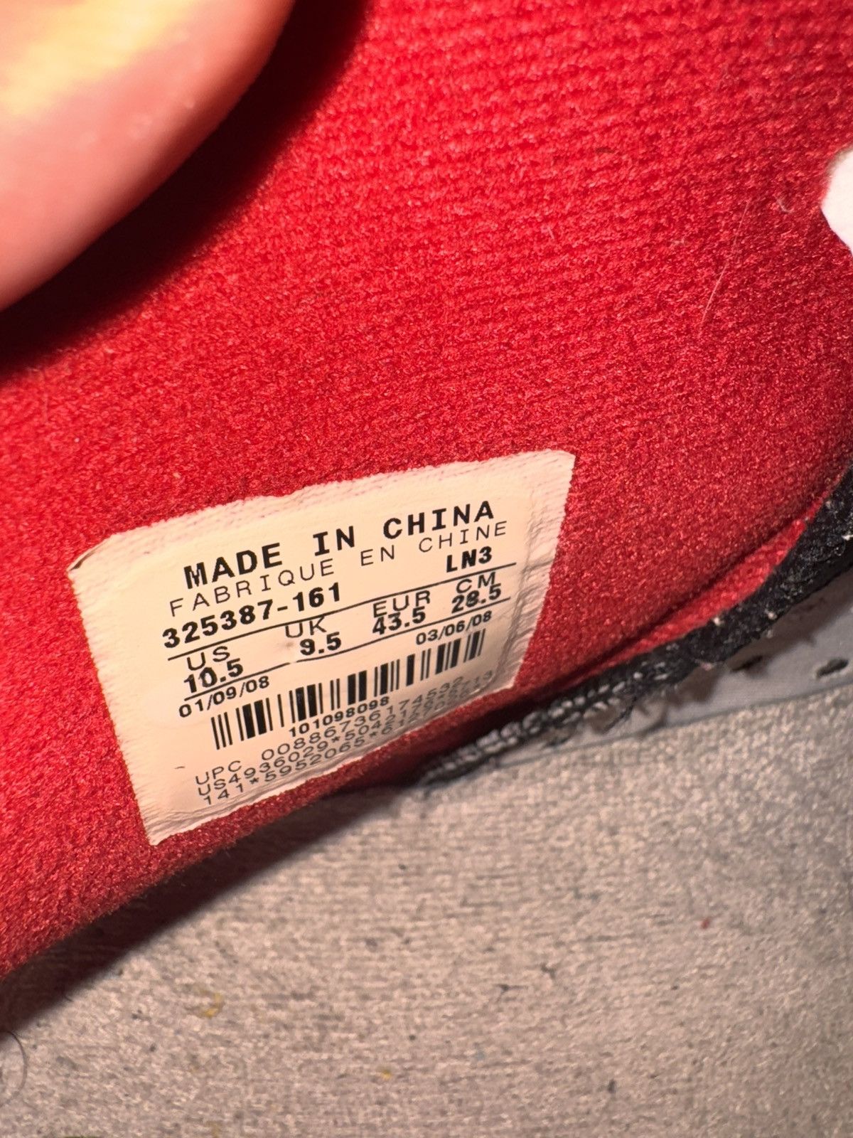 Jordan Brand Jordan Beijing 6s OG Size US 10.5 / EU 43-44 - 3 Thumbnail