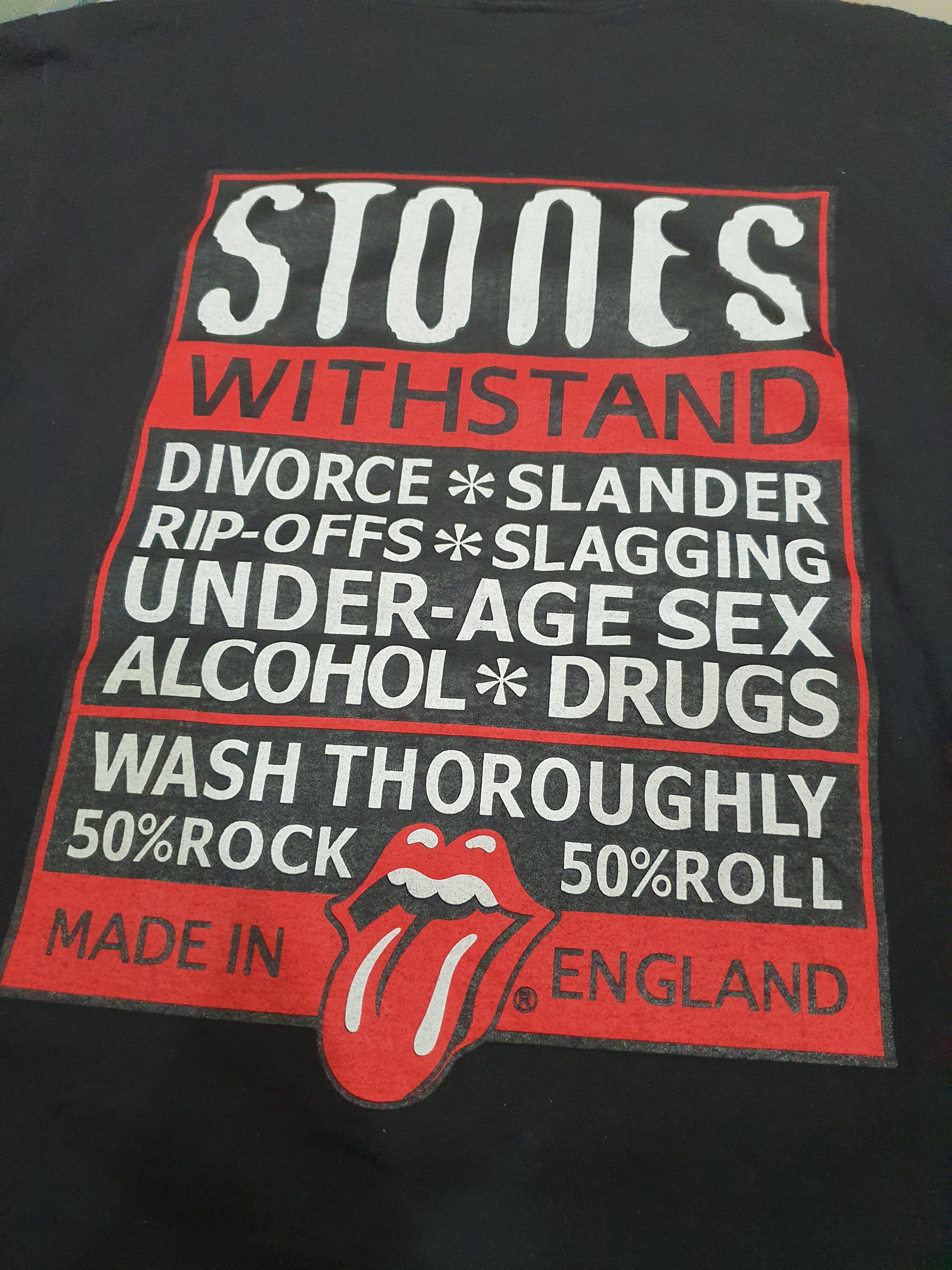 Band Tees Rolling Stones "Classic Tongue" t-shirt Size US M / EU 48-50 / 2 - 8 Thumbnail