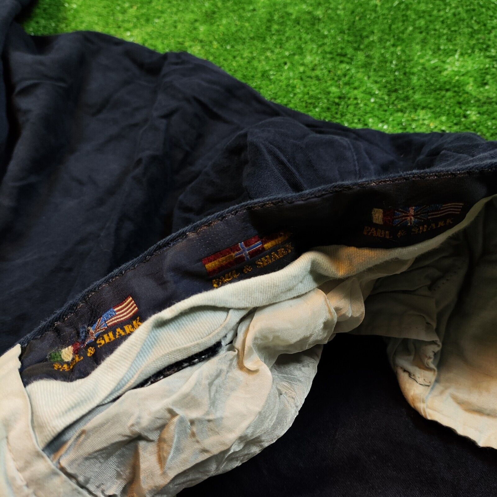Paul & Shark Vintage Paul & Shark Pants 32 Navy Straight Leg wool blend Size US 32 / EU 48 - 4 Thumbnail