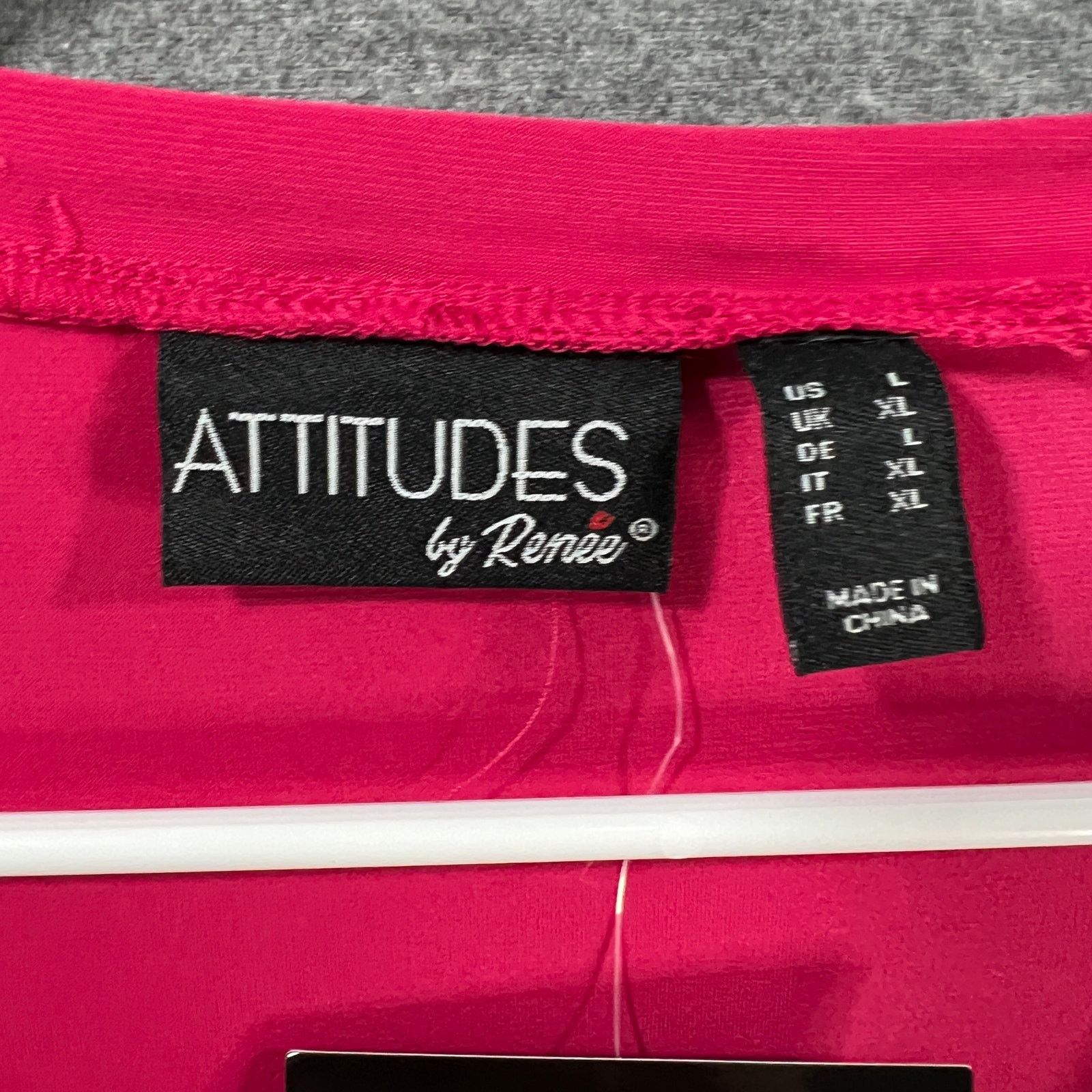 Other Attitudes by Renee Regular Como Jersey 3/4-Sleev Size L / US 10 / IT 46 - 3 Thumbnail