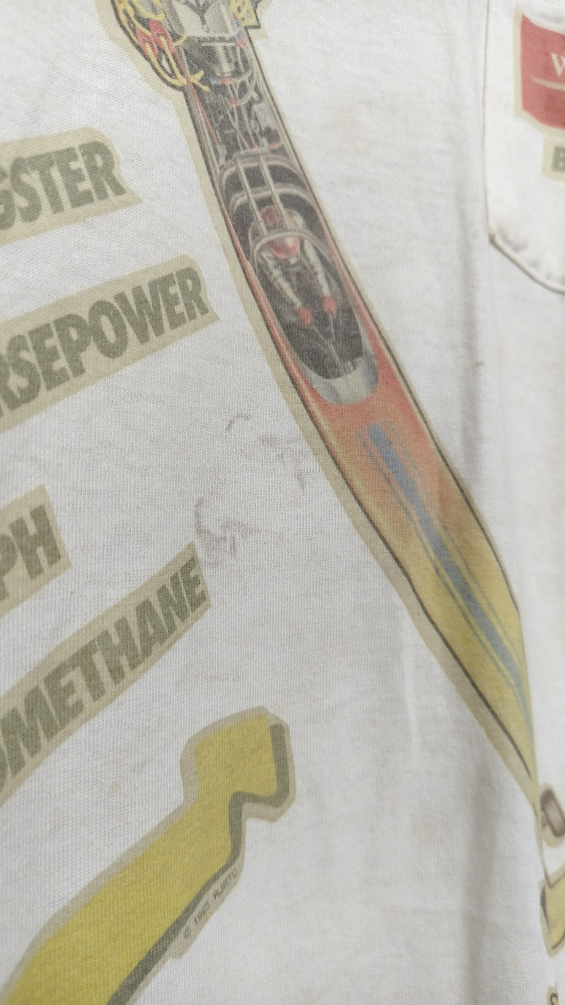 Other vintage 90s WINSTON DRAG RACING - BRAINERD 93 Size US XL / EU 56 / 4 - 2 Thumbnail