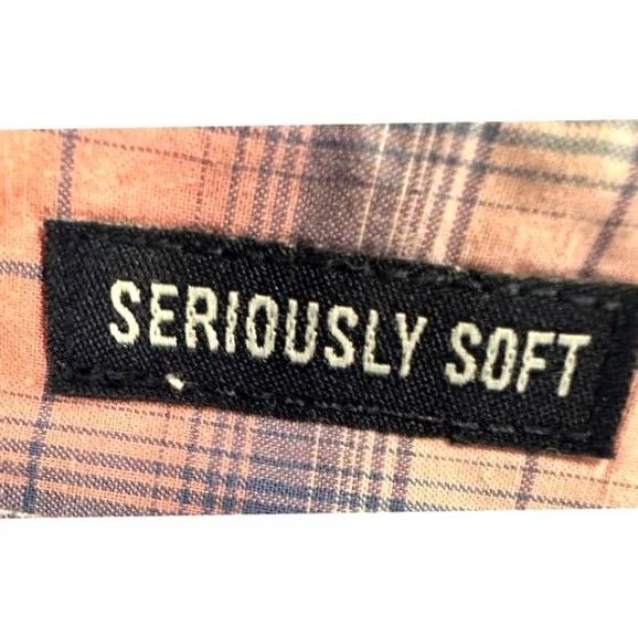 American Eagle Outfitters American Eagle Shirt Adult Medium Pink Blue Plaid Button Up Mens Size US M / EU 48-50 / 2 - 5 Thumbnail