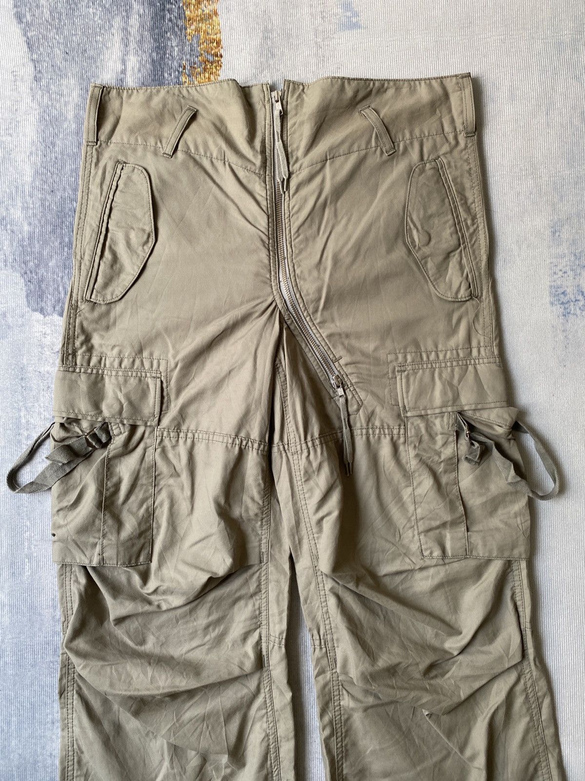 CABANE de ZUCCa Cabane De Zucca Asymmetrical Zipper Cargo Pant Size US 35 - 4 Thumbnail