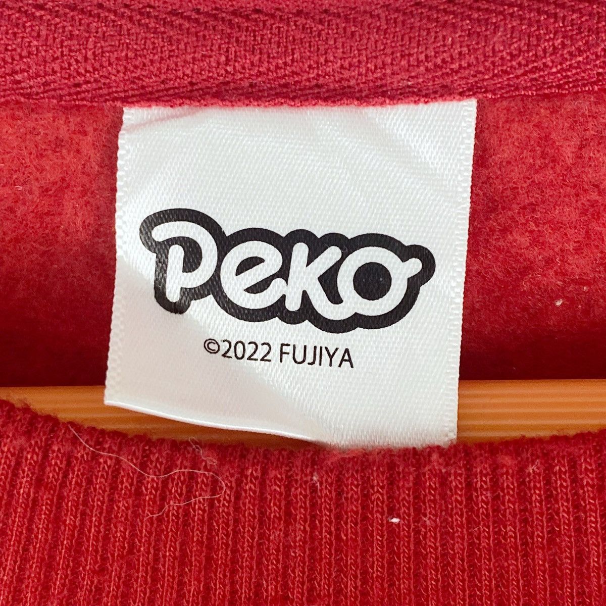 Designer × Vintage Peko Sweatshirt Red Crewneck Pullover Jumper Size L / US 10 / IT 46 - 5 Thumbnail