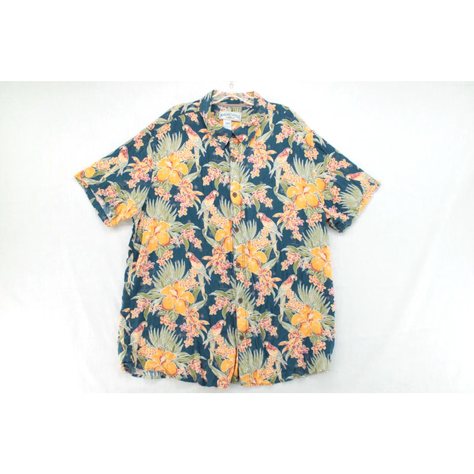 Vintage VINTAGE Margaritaville Jimmy Buffet Shirt Men’s 2XL Hawaiian Tropical Rayon Short Sleeve Button-Up Shirt Size US XXL / EU 58 / 5 - 2 Thumbnail