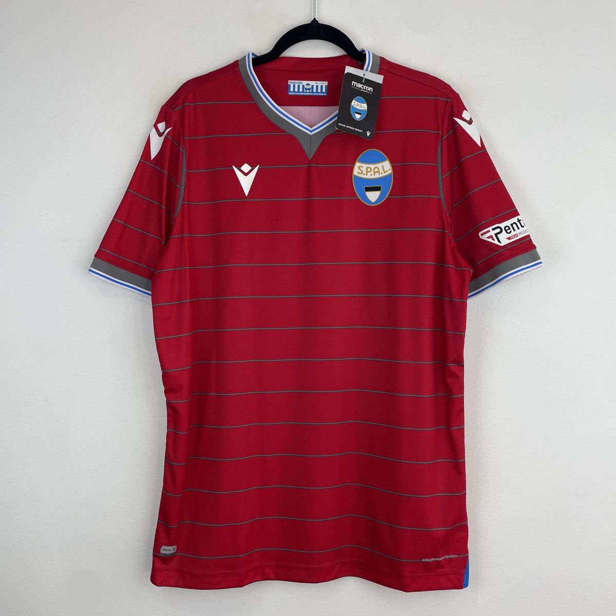 Macron SPAL Away Macron Jersey Shirt Men 2020/2021 size XL Size US XL / EU 56 / 4 - 1 Thumbnail