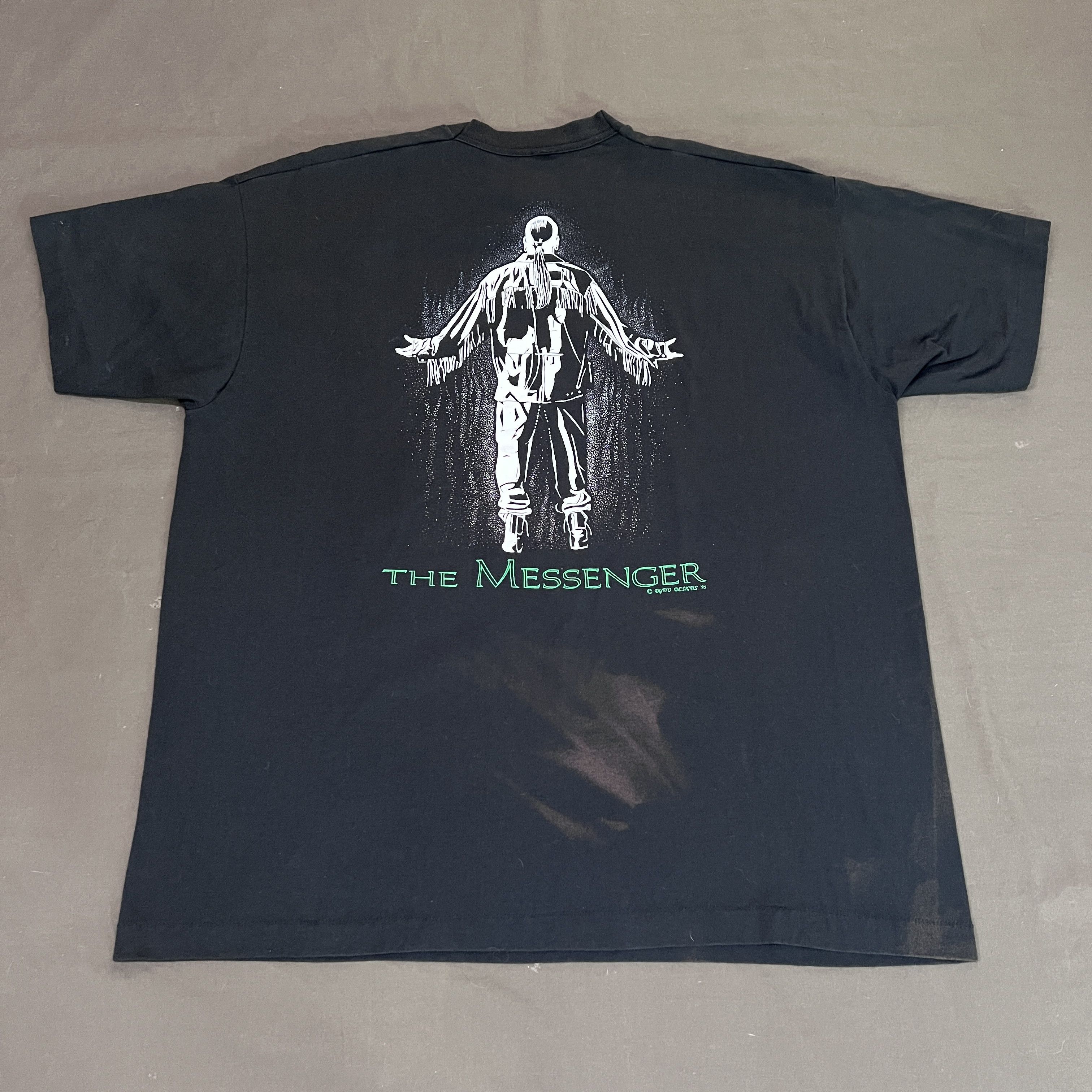 Rap Tees × Vintage Vintage 90s Litefoot Promo Tee 2XL native american rapper Size US XXL / EU 58 / 5 - 9 Thumbnail