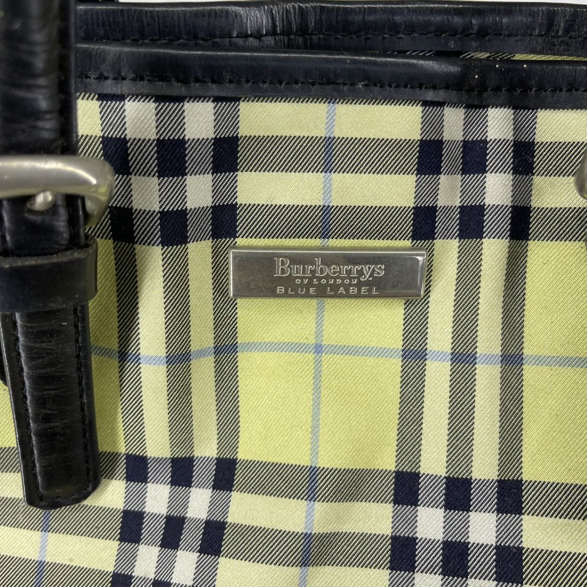 Burberry Burberry Nova Check Blue Label Shoulder Bag Yellow Size ONE SIZE - 9 Thumbnail