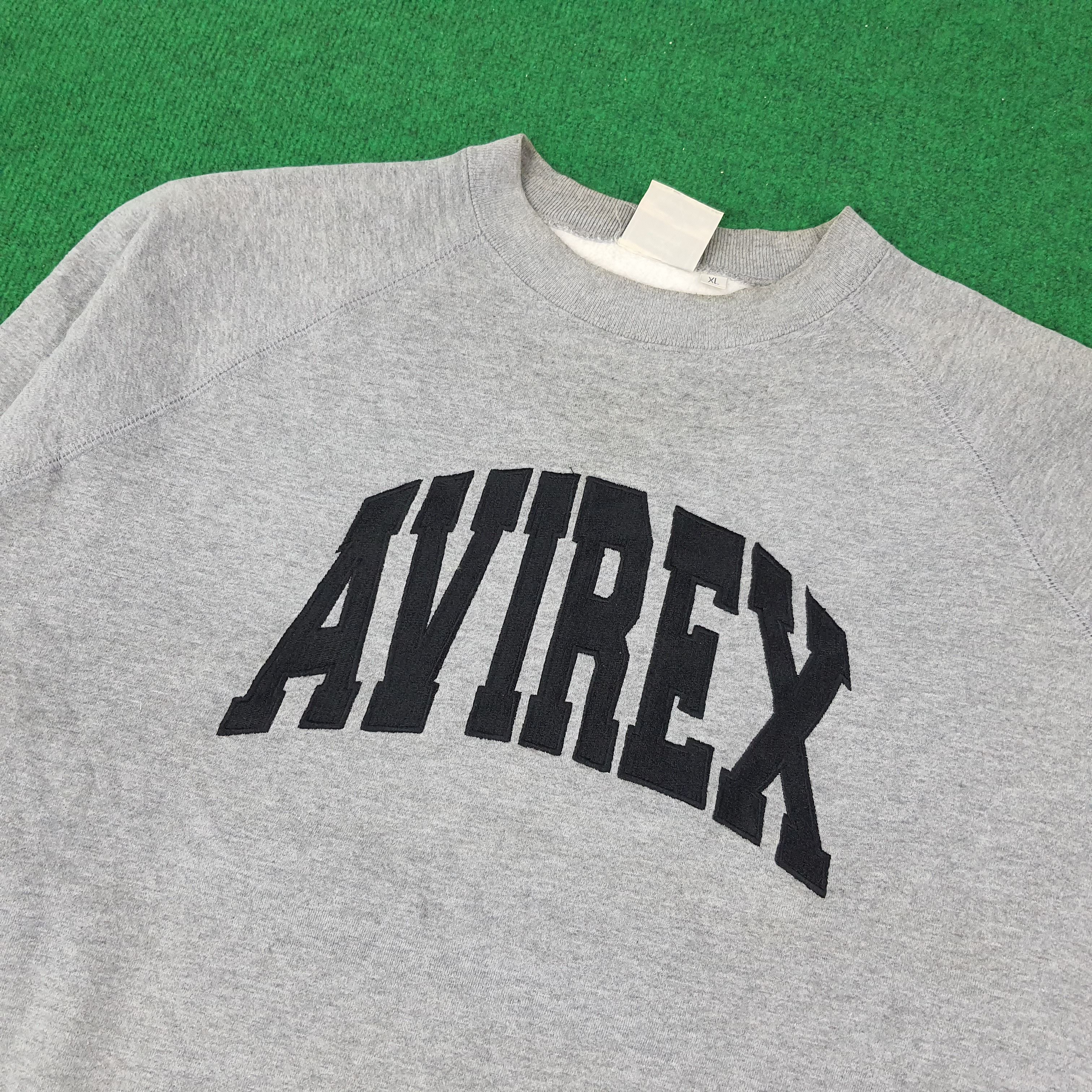 Avirex × Vintage Vintage Avirex U.S.A Spell out Sweatshirt C222N26 Size US L / EU 52-54 / 3 - 2 Thumbnail