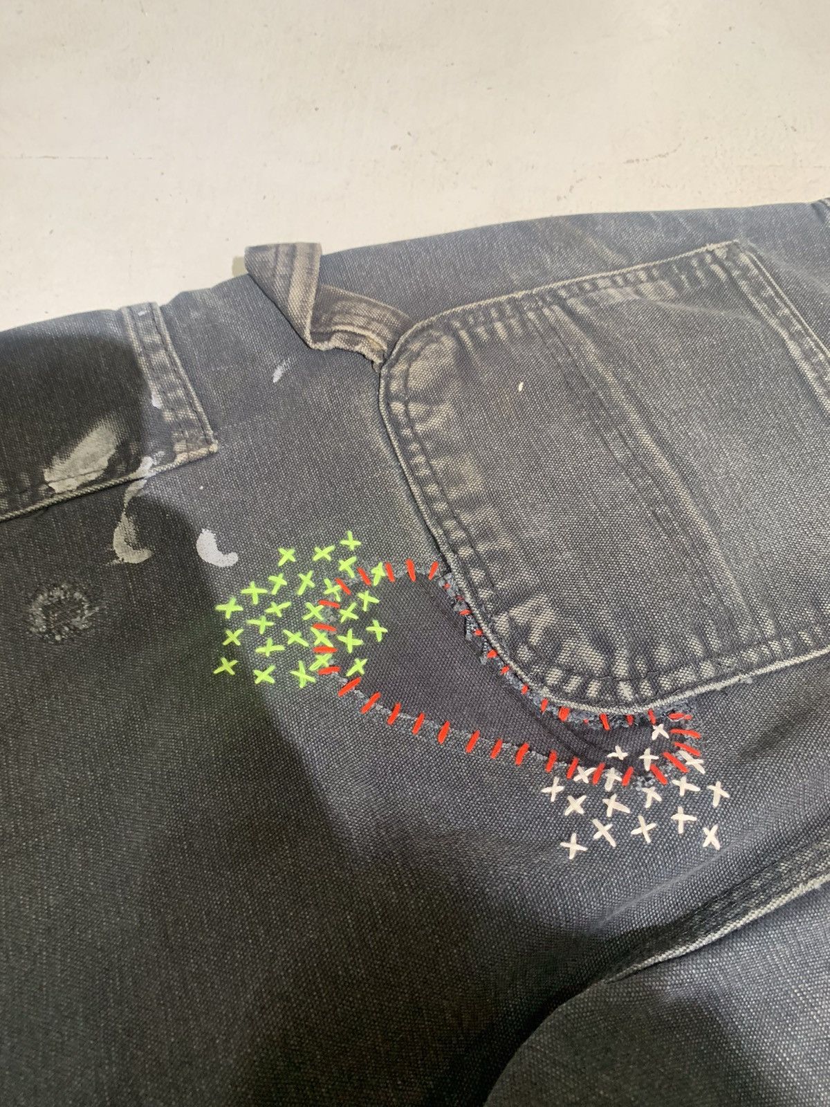 Carhartt Vintage Carhartt shashiko art work carpenter denim Size US 32 / EU 48 - 12 Thumbnail