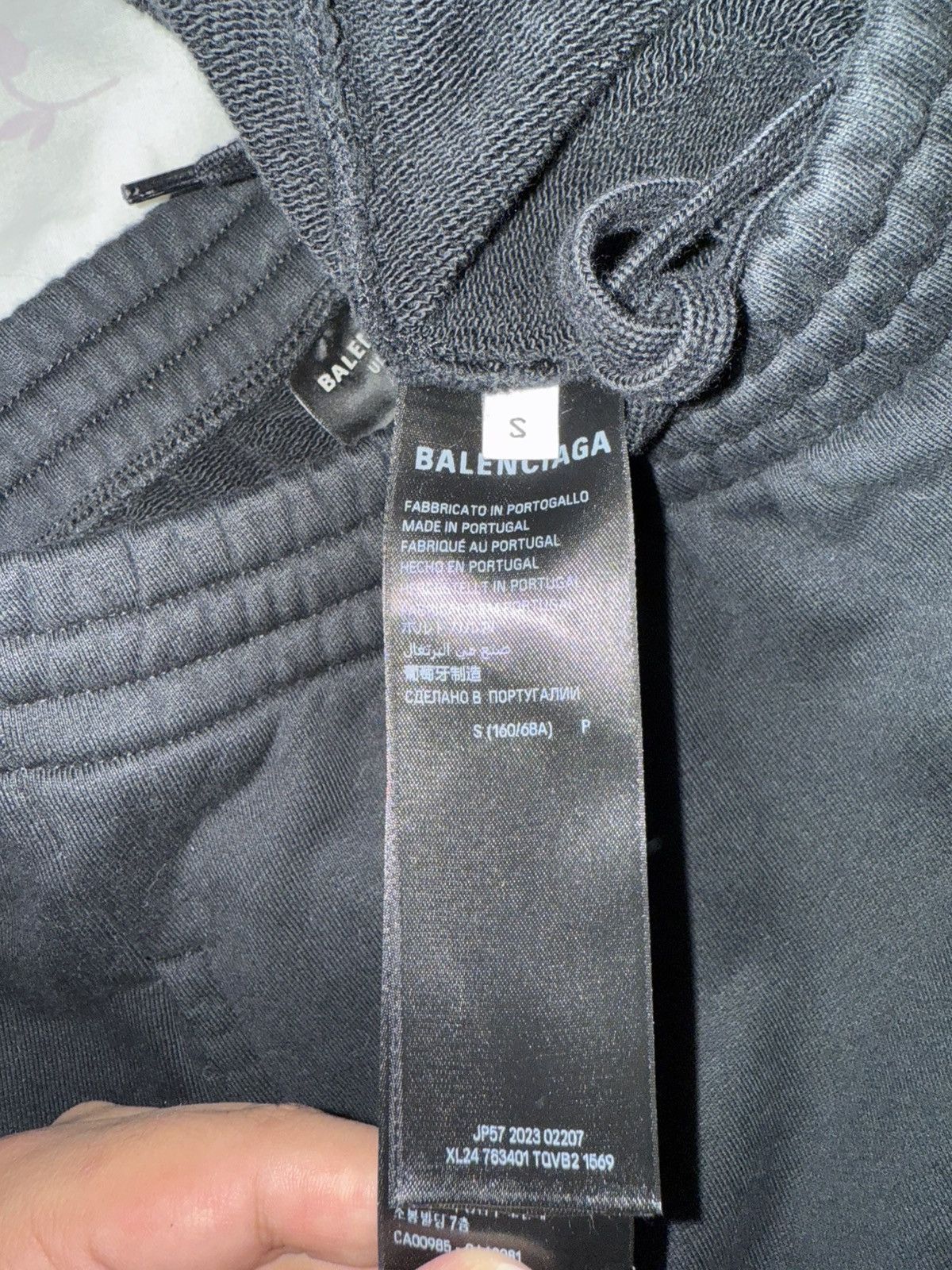 Balenciaga balenciaga black sweatpants baggy Size US 32 / EU 48 - 2 Thumbnail