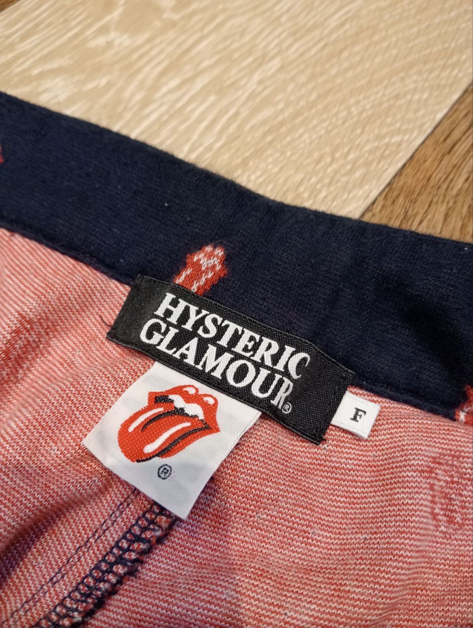 Hysteric Glamour × The Rolling Stones VINTAGE HYSTERIC GLAMOUR X ROLLING STONES SHORTPANTS - NAVY Size US 34 / EU 50 - 6 Thumbnail