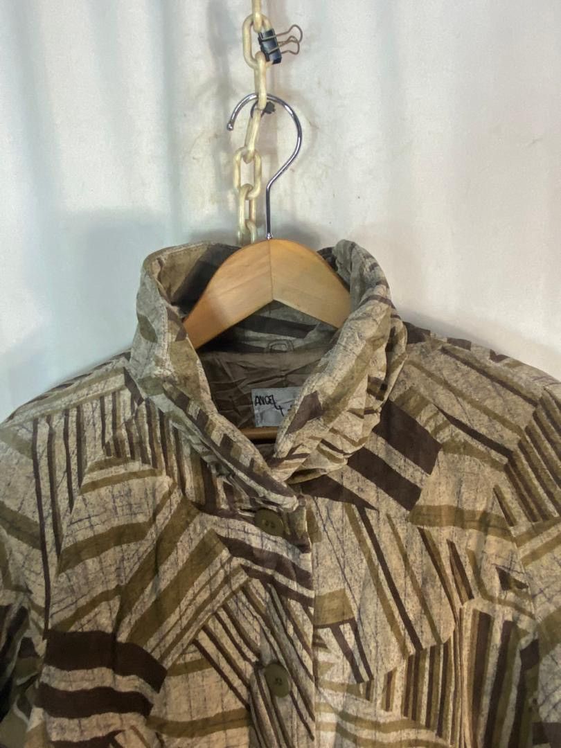Japanese Brand Angel leather button up trench leather coat Size M / US 6-8 / IT 42-44 - 4 Thumbnail