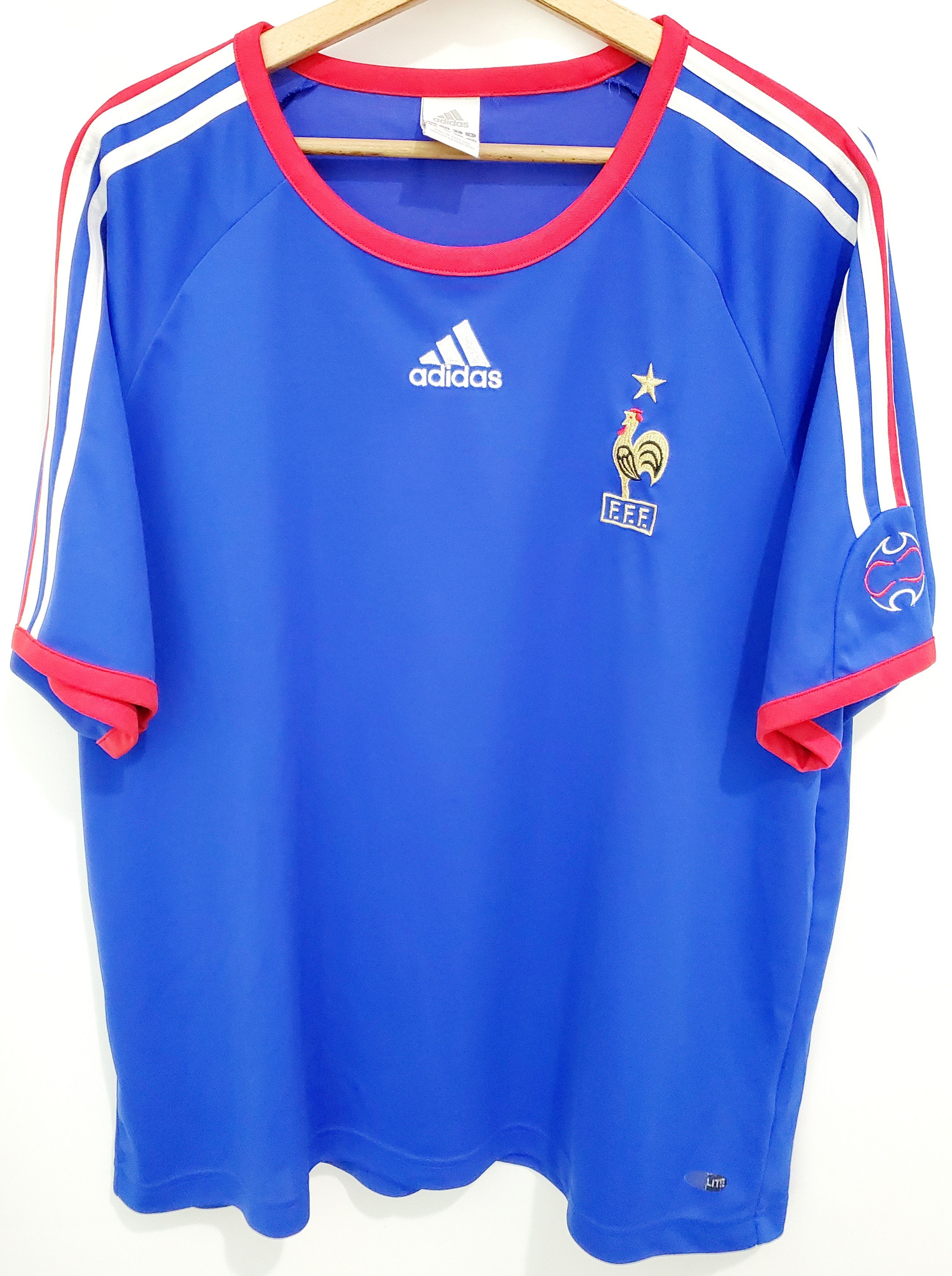 Adidas × Vintage Vintage France Home 2005 Soccer Jersey Rare Size XL Size US XL / EU 56 / 4 - 1 Thumbnail