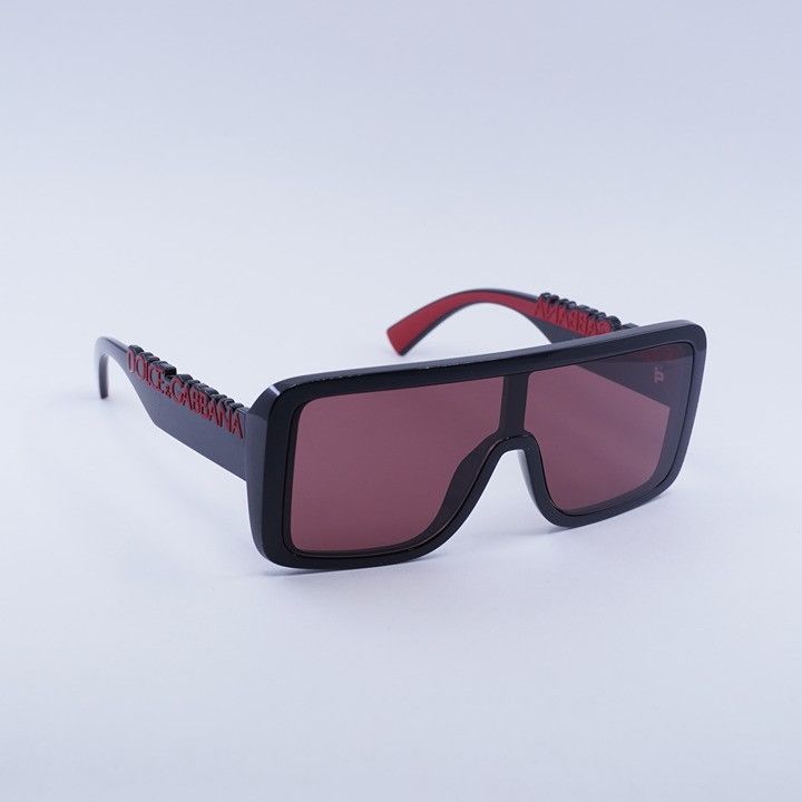 Dolce & Gabbana Dolce & Gabbana DG6204 501/75 Sunglasses Shiny Black Shield Size ONE SIZE - 4 Thumbnail
