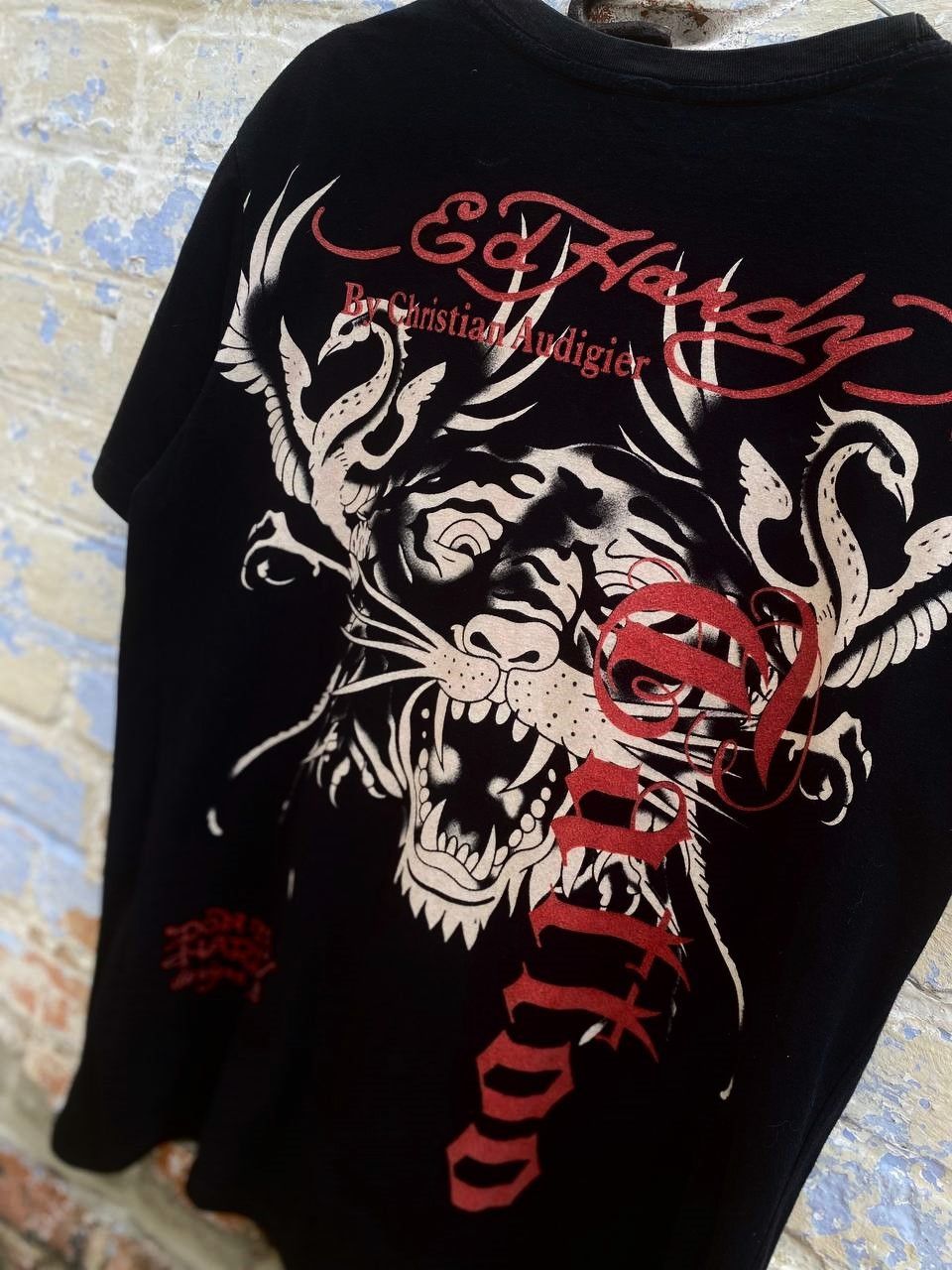 Christian Audigier Gattoo Ed Hardy By Christian Audigier Tee Tattoo Kills Love Size US L / EU 52-54 / 3 - 6 Thumbnail