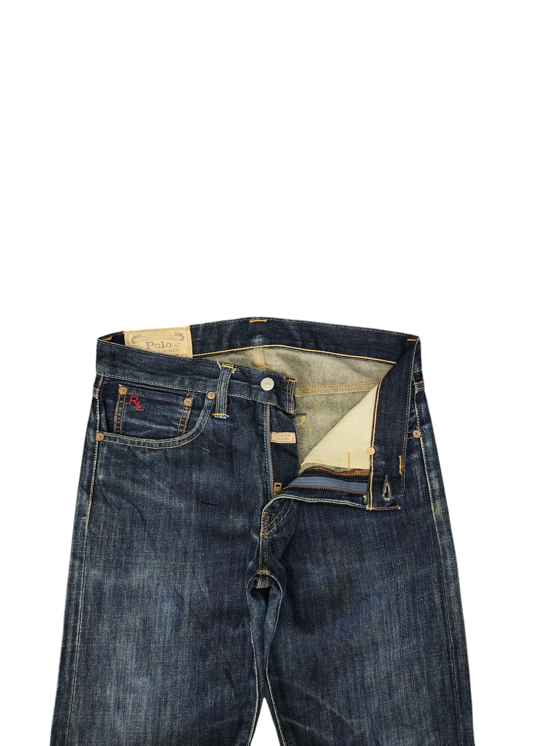 Polo Ralph Lauren Vintage Polo Ralph Lauren Varick Slim Straight Distress Jean Size US 31 - 7 Thumbnail