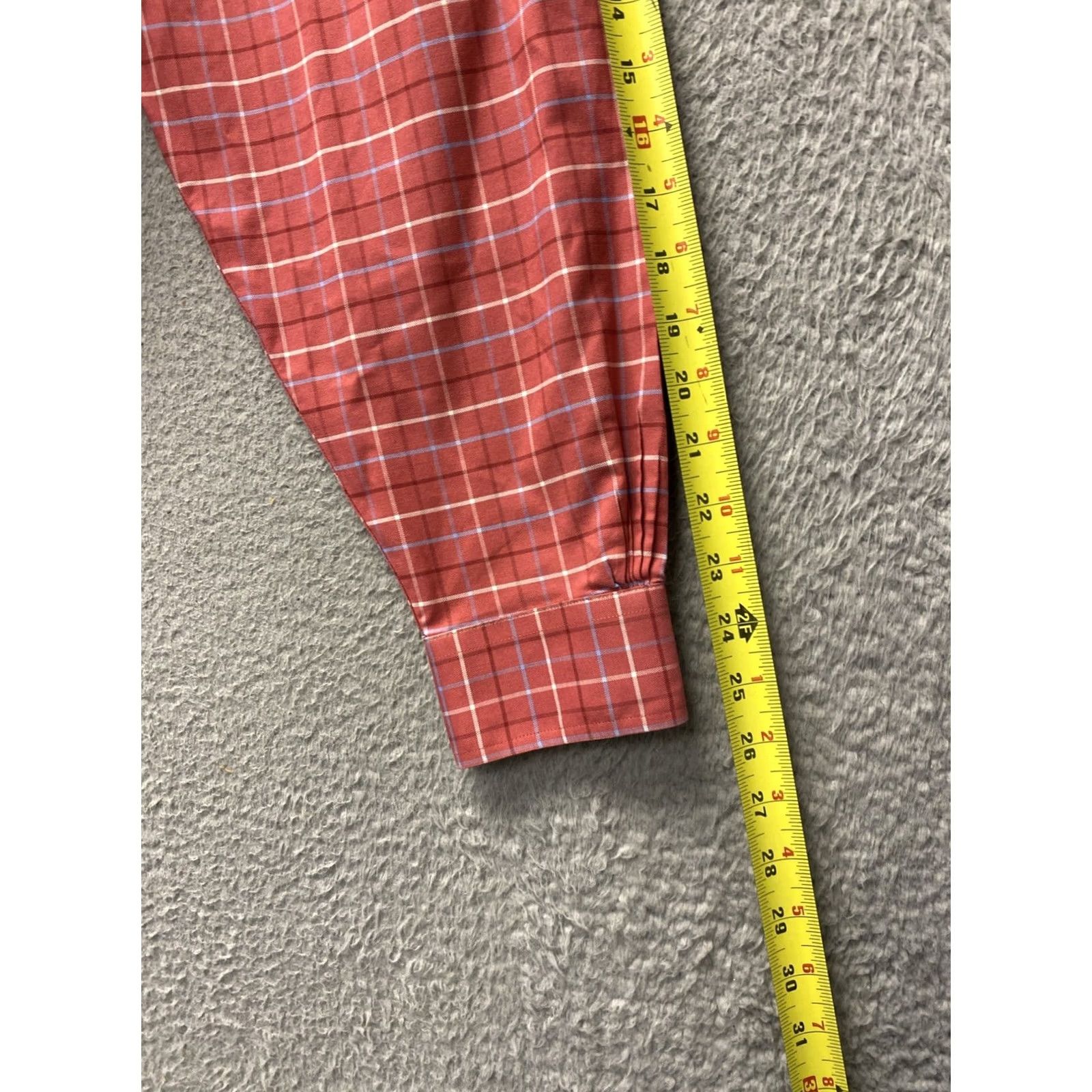 Brooks Brothers Brooks Brothers Button-Down Shirt Mens L Coral Plaid Multicolor Long Sleeve Cotton Woven Button-Up Casual Work Travel Regular Size US L / EU 52-54 / 3 - 7 Thumbnail