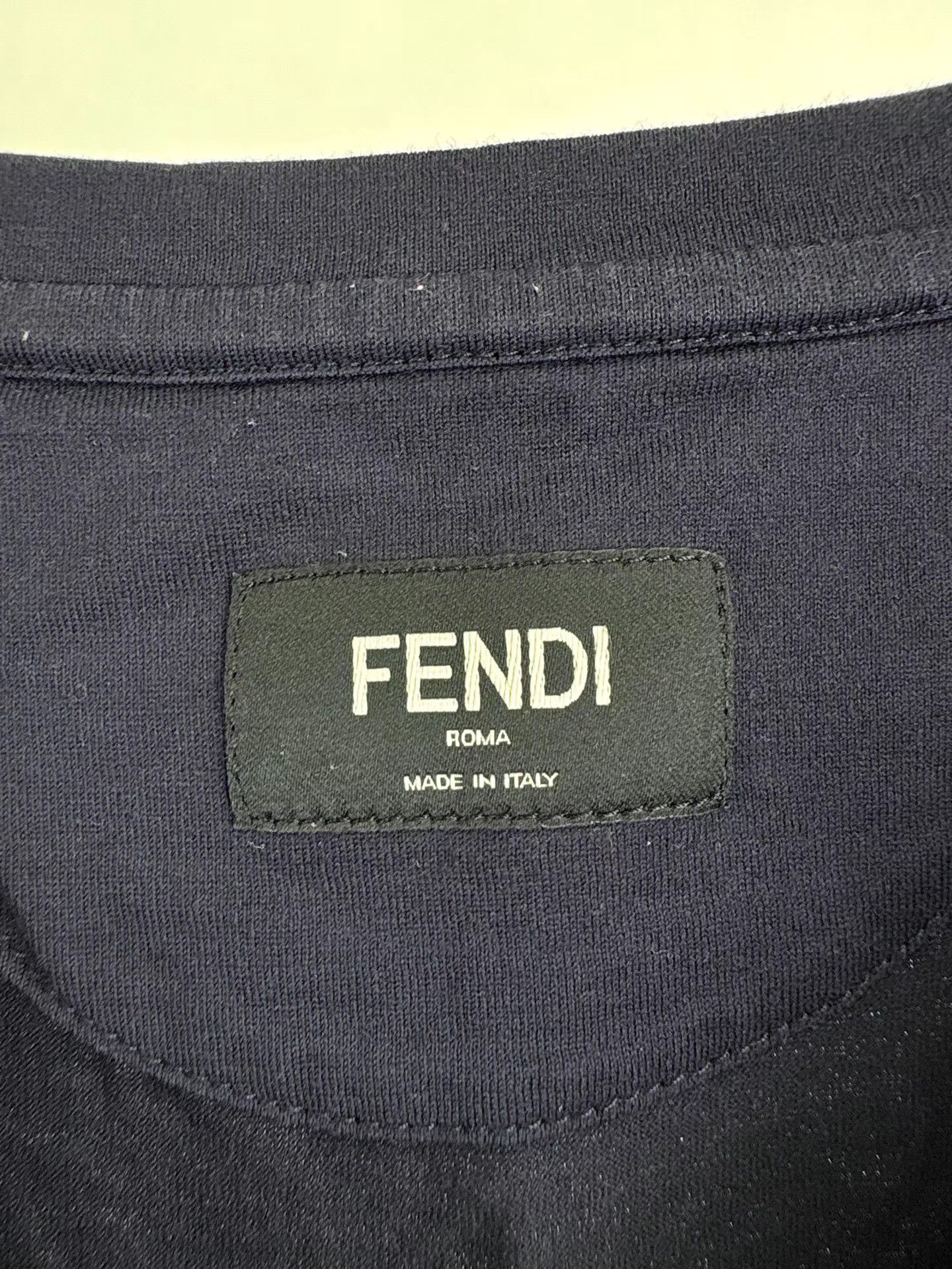 Fendi FENDI Monster Rhinestone Short Sleeve T-shirt K1 Size US M / EU 48-50 / 2 - 4 Thumbnail