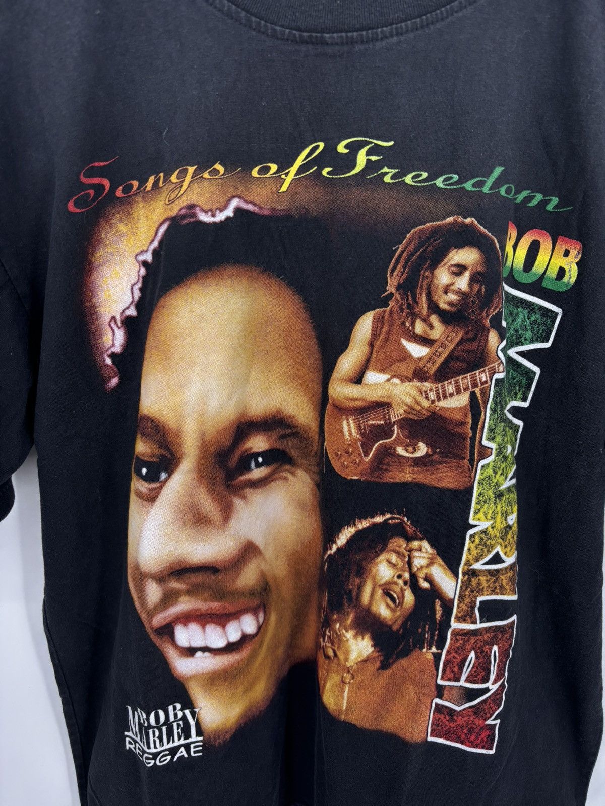 Vintage Vintage Y2K Bob Marley Rap Tee Size US XL / EU 56 / 4 - 2 Thumbnail