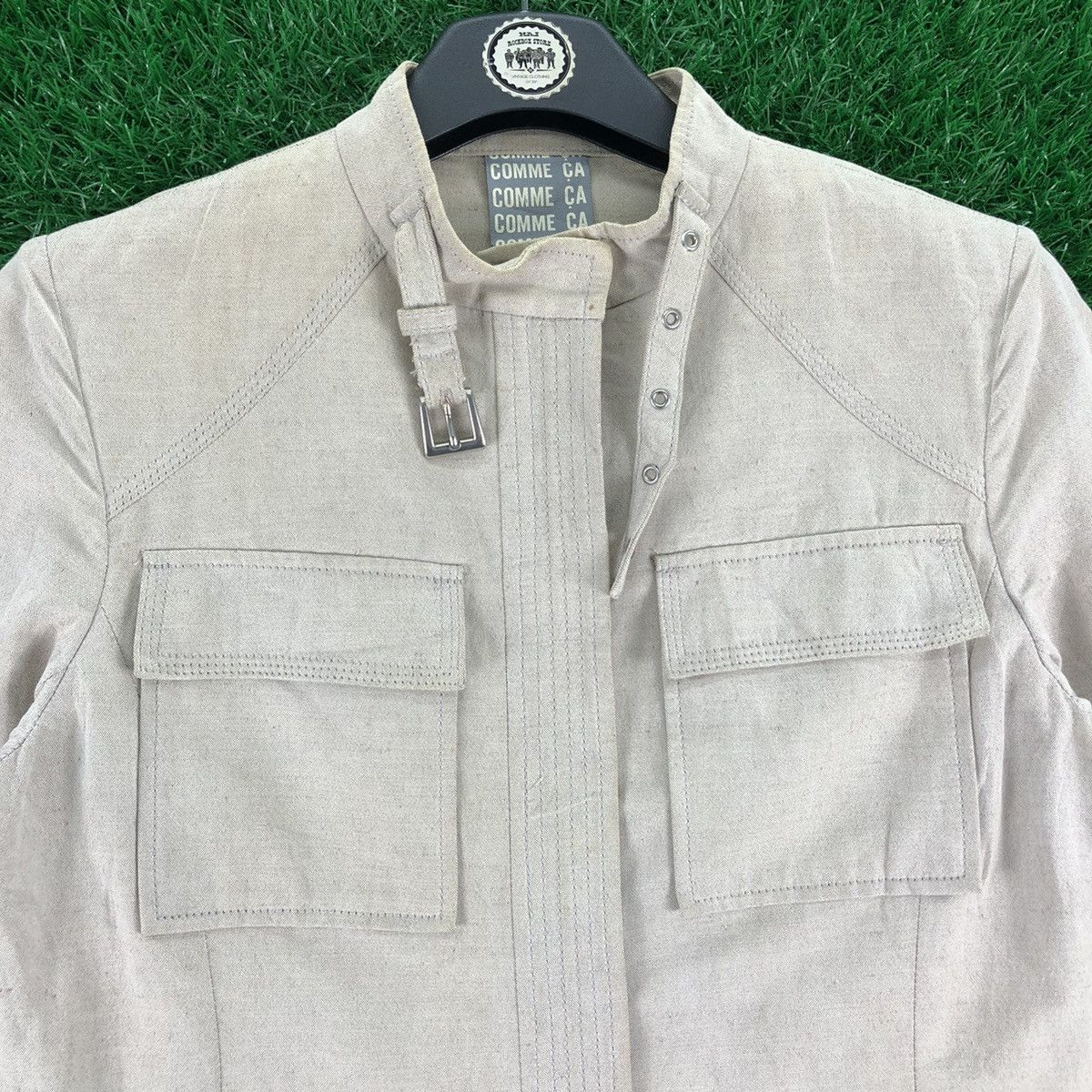 Japanese Brand Vintage 90's Comme Ca Zipper Jacket Size US XS / EU 42 / 0 - 7 Thumbnail