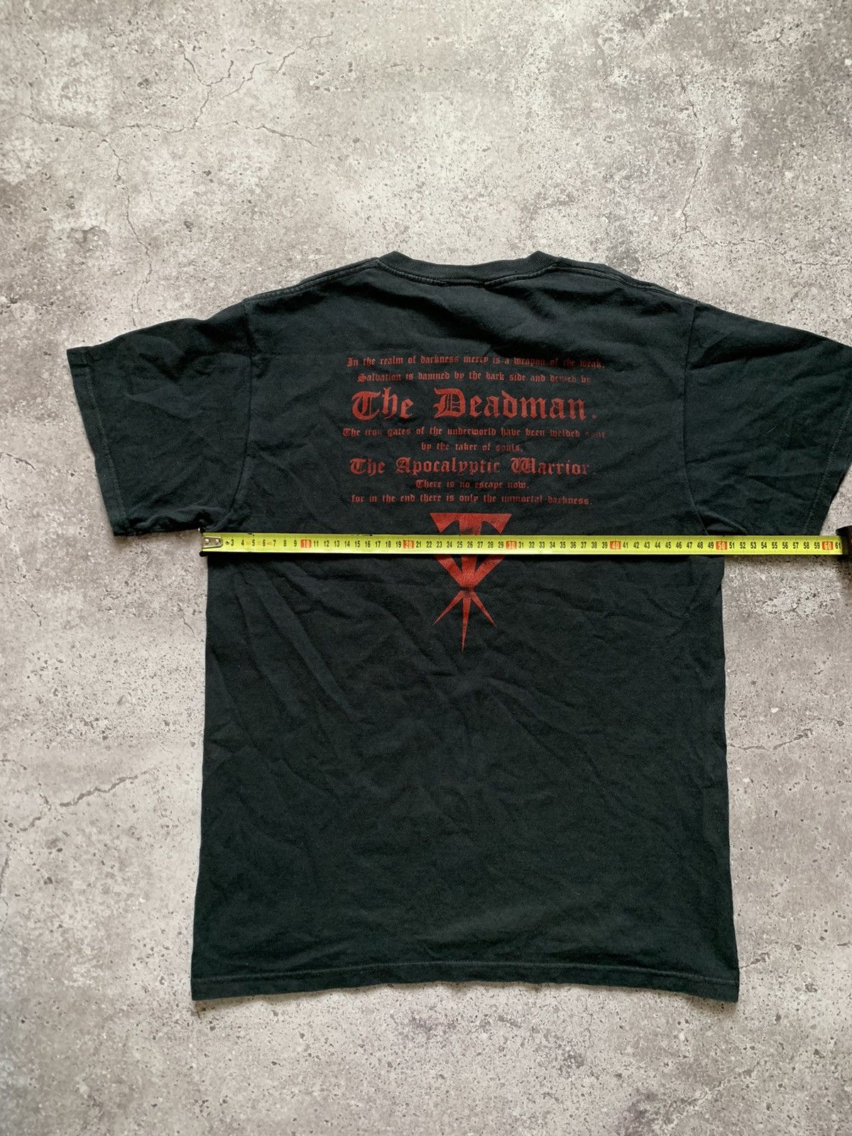 WWE Rare!!! Apocalyptic Warrior The Dead Man WWE WWF Tshirt Size US M / EU 48-50 / 2 - 6 Thumbnail