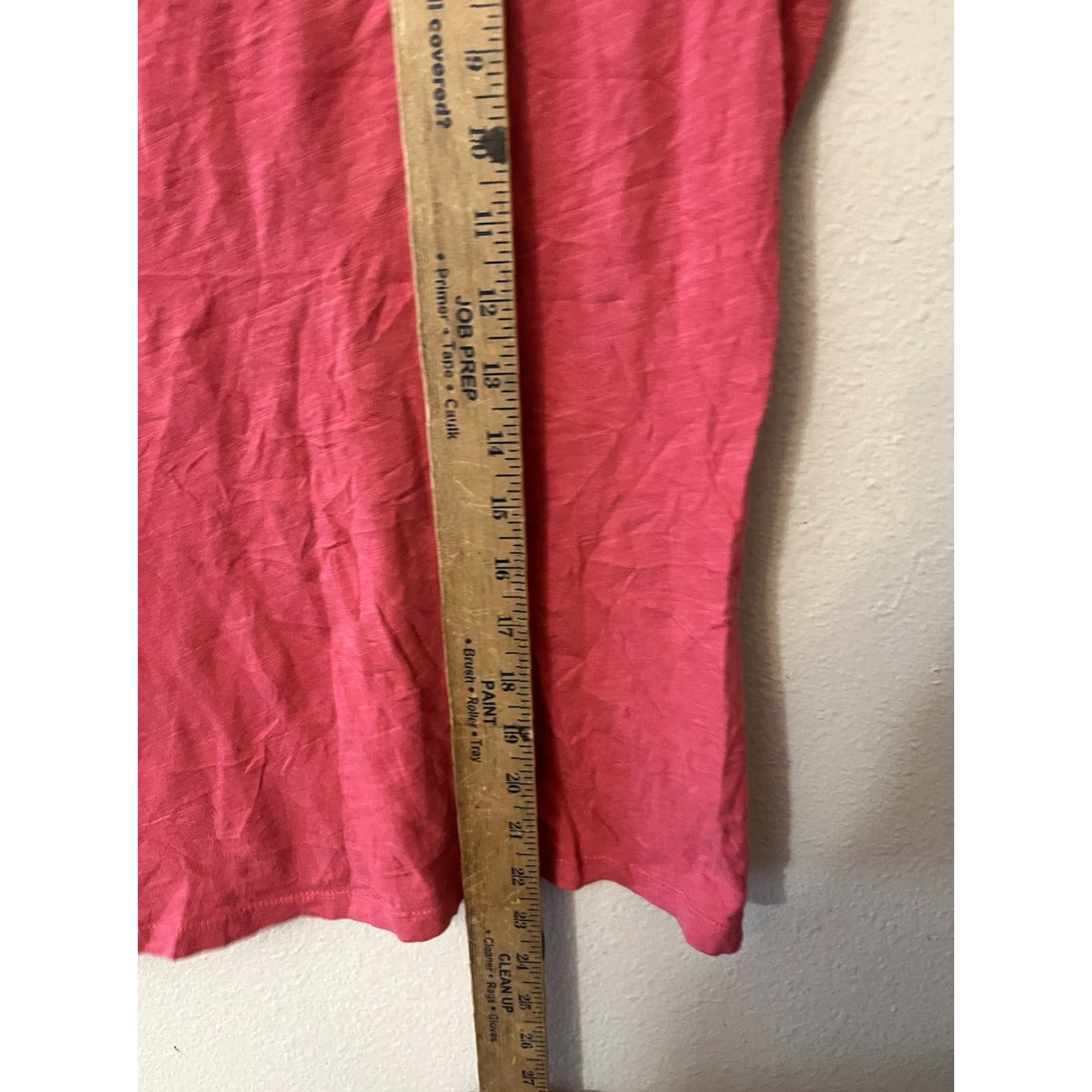 Talbots Talbots Womans T Shirt Small Pink Solid Short Sleeve Cotton Round Neck Pullover Size S / US 4 / IT 40 - 5 Thumbnail