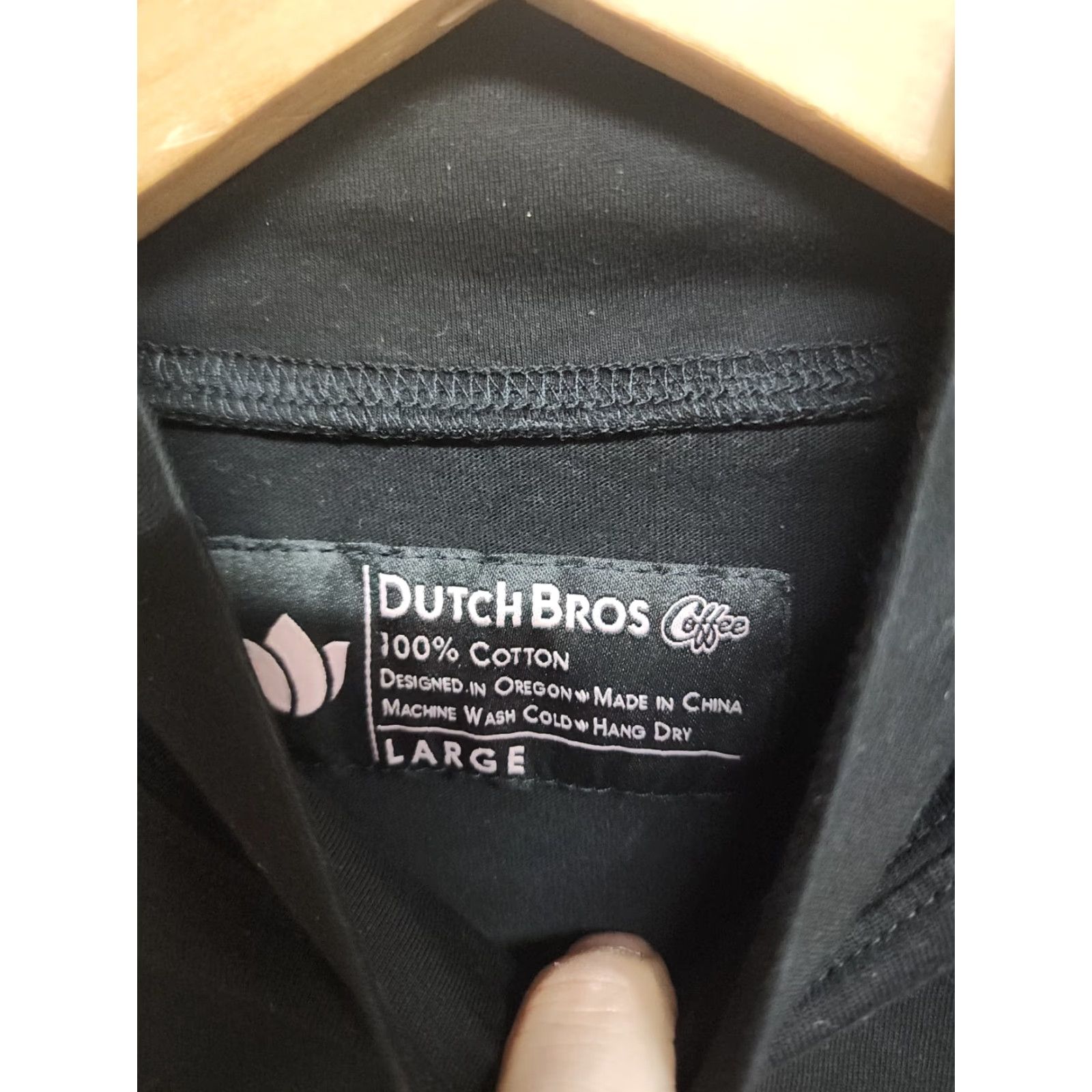 Pinko Dutch Bros Coffee Long Sleeve Turtleneck Shirt Women L Black Pink Size L / US 10 / IT 46 - 5 Thumbnail