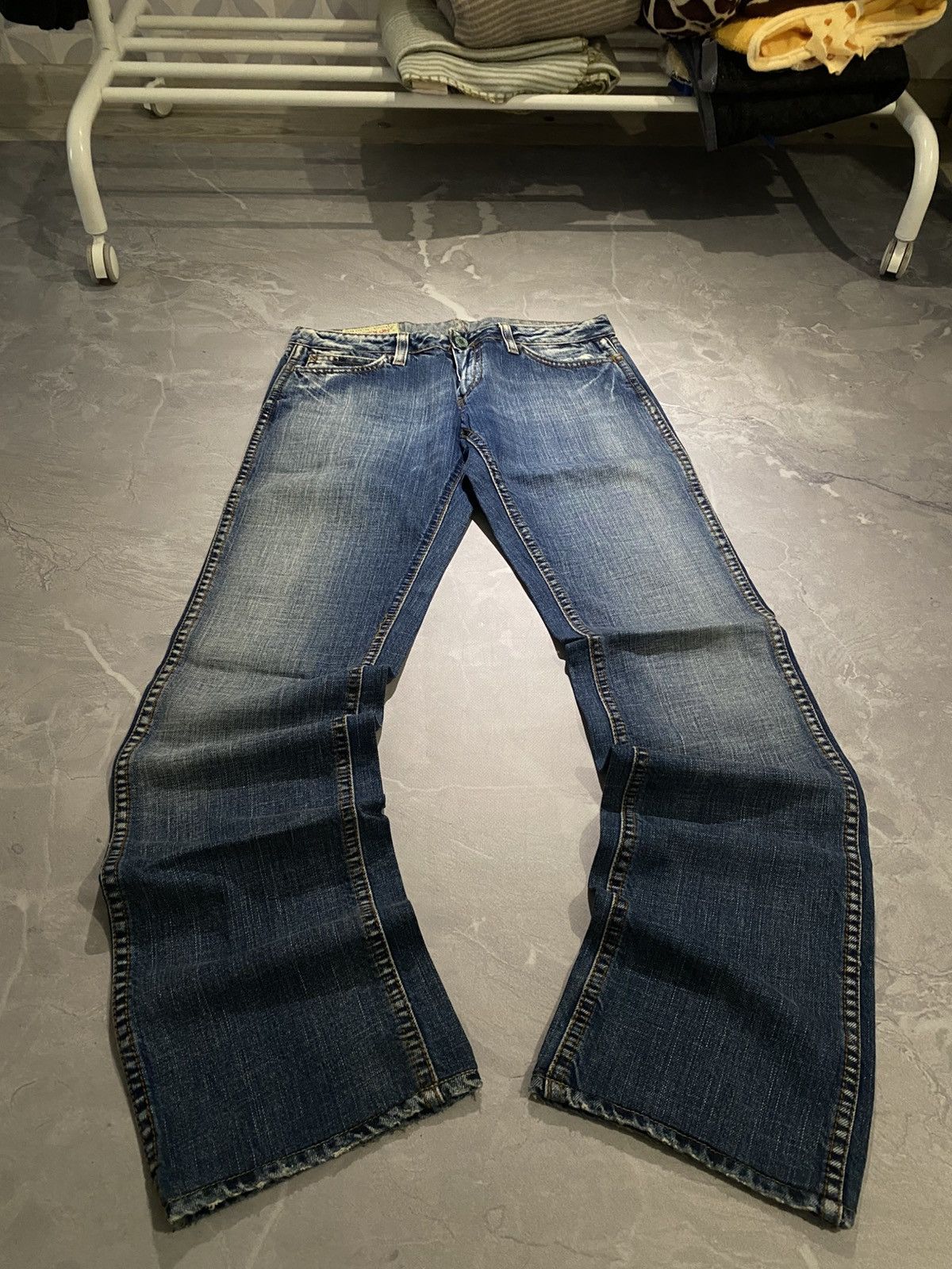 Japanese Brand WOW Avan Rick Owens Style Straight Jeans - avan drip y2k Size US 28 / EU 44 - 5 Thumbnail