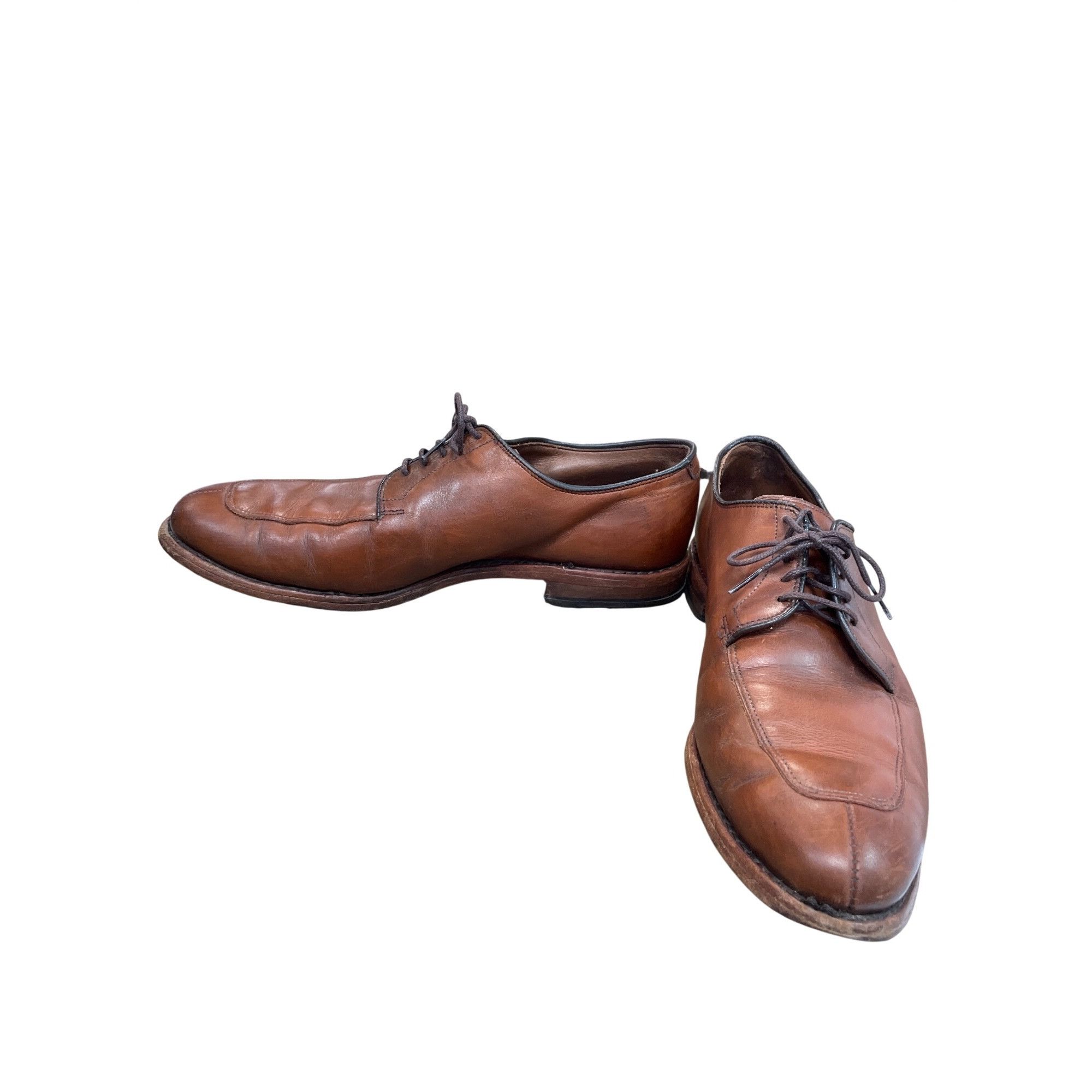 Allen Edmonds Allen Edmonds Delray Mens brown leather derby oxfords shoes Size US 9 / EU 42 - 2 Thumbnail