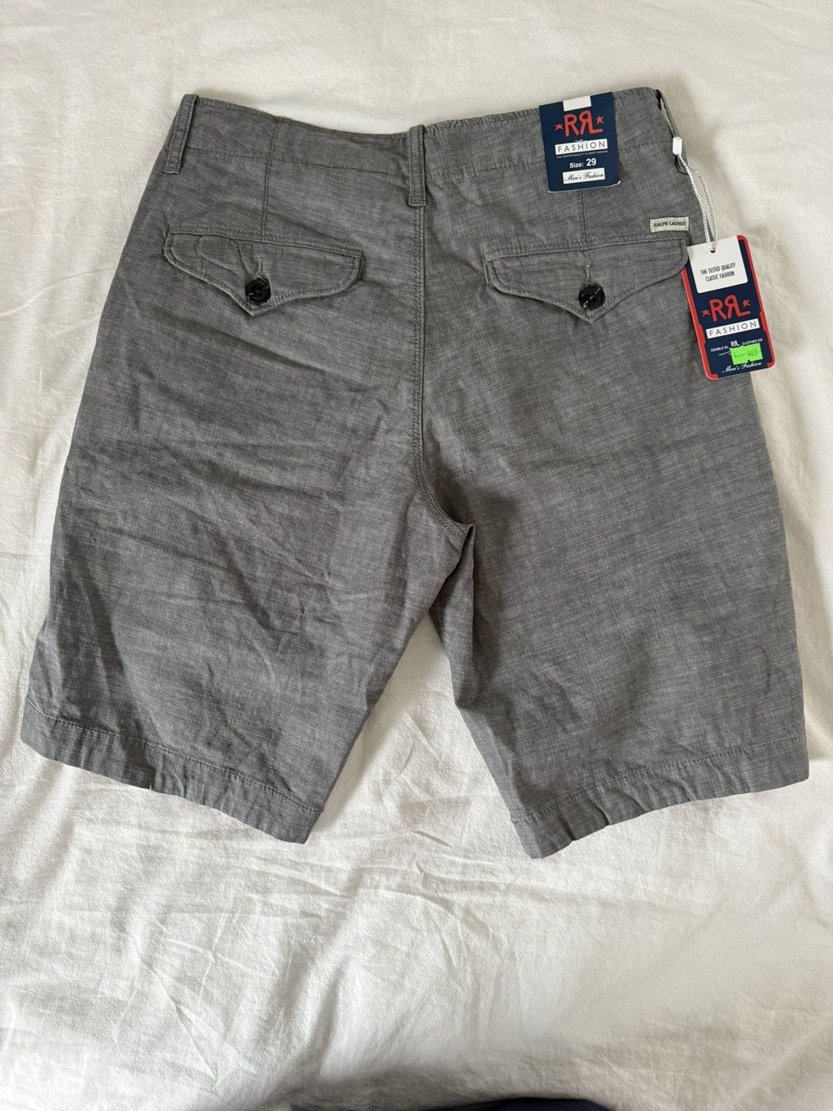 RRL Ralph Lauren Polo Double rl mens chino shorts NWT 29 Size US 29 - 4 Thumbnail