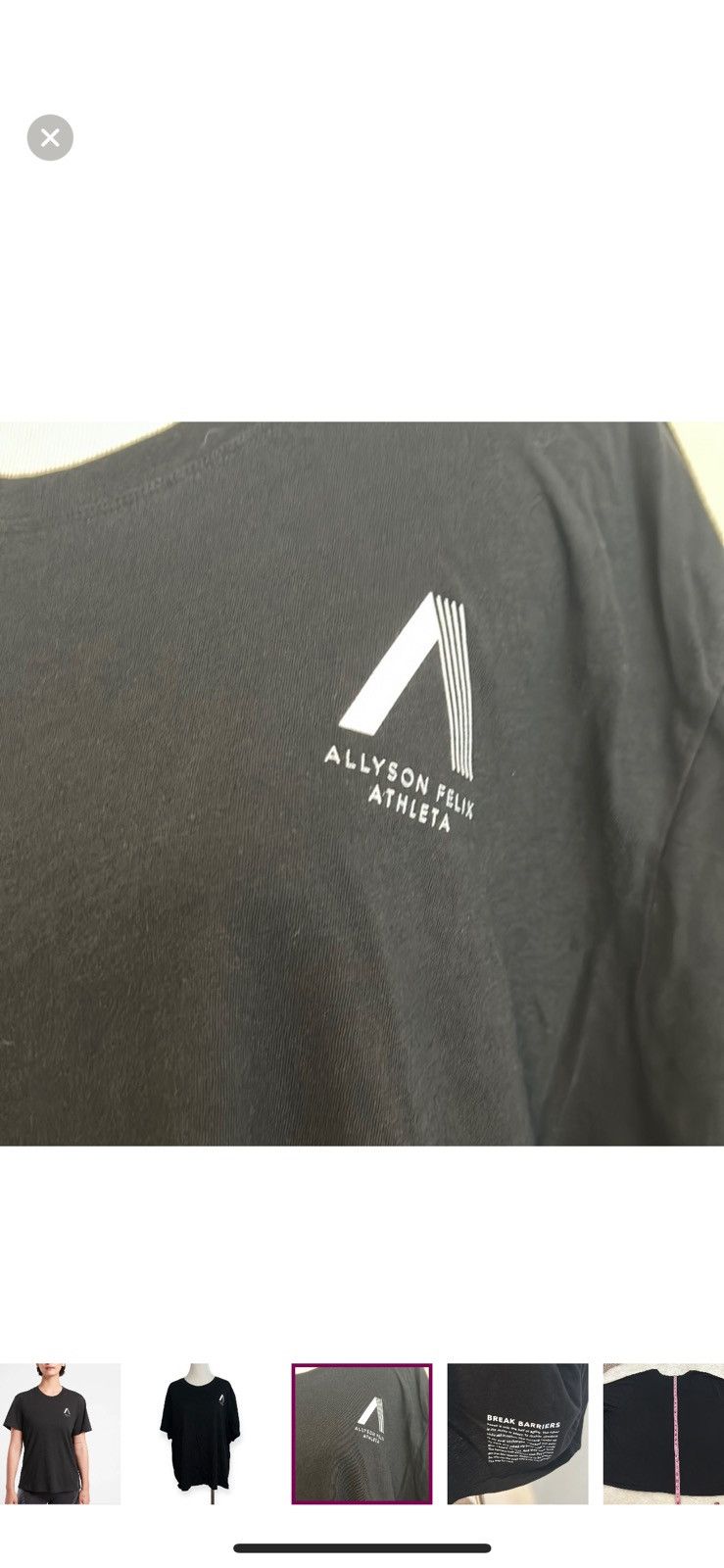 Athleta Athleta x allyson Felix 2x the legend tee Size XXL / US 16-18 / IT 52-54 - 2 Thumbnail