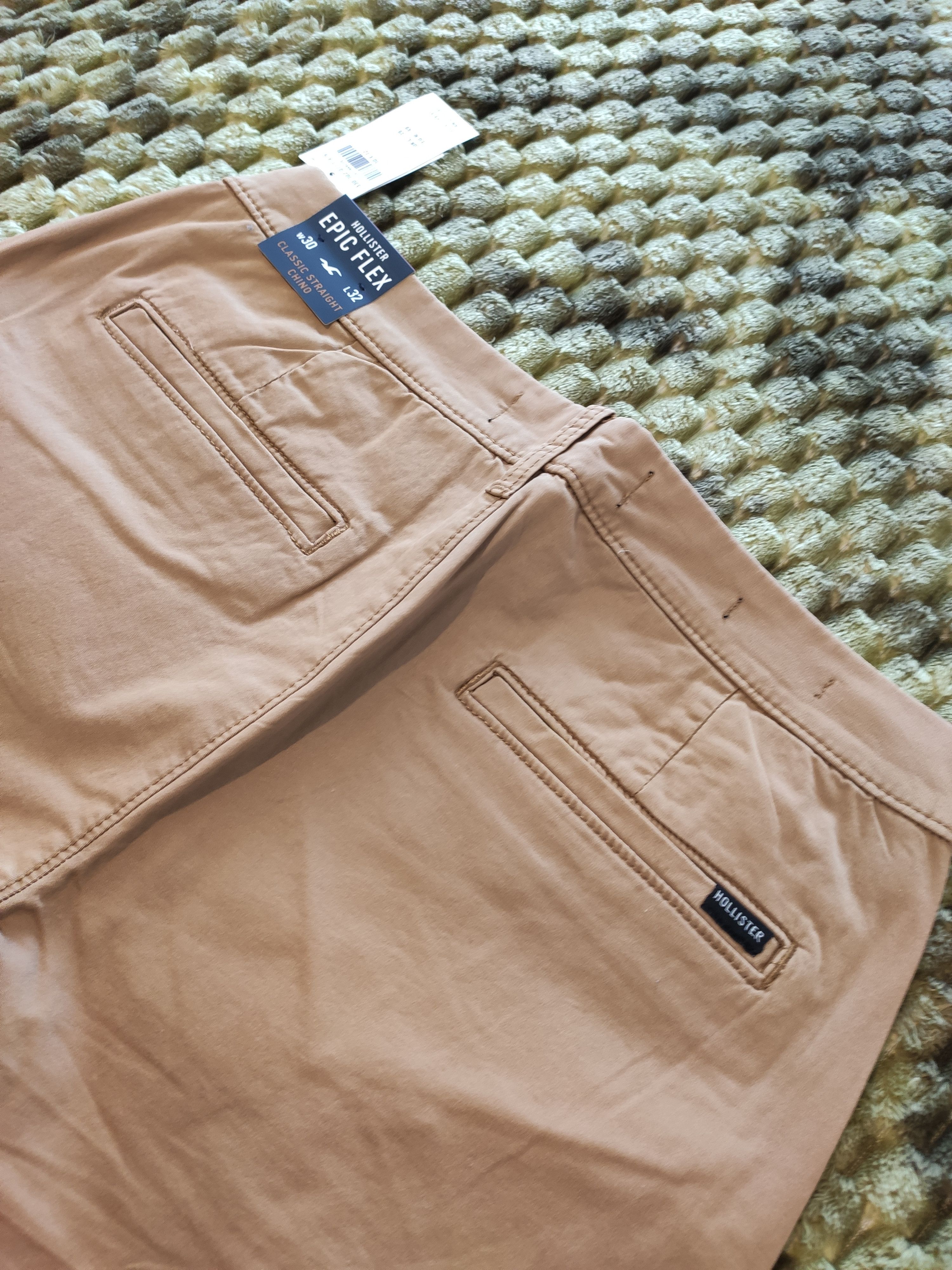 Hollister Hollister autentico. Uomo straight chino kaki 30W 32L Size US 26 / EU 42 - 4 Thumbnail