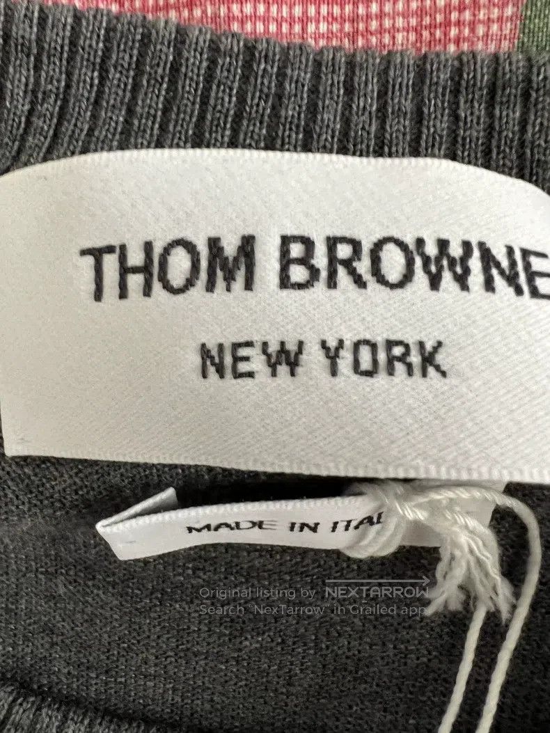 Thom Browne Thom Browne Wool Knit Sweater Size US XL / EU 56 / 4 - 2 Thumbnail