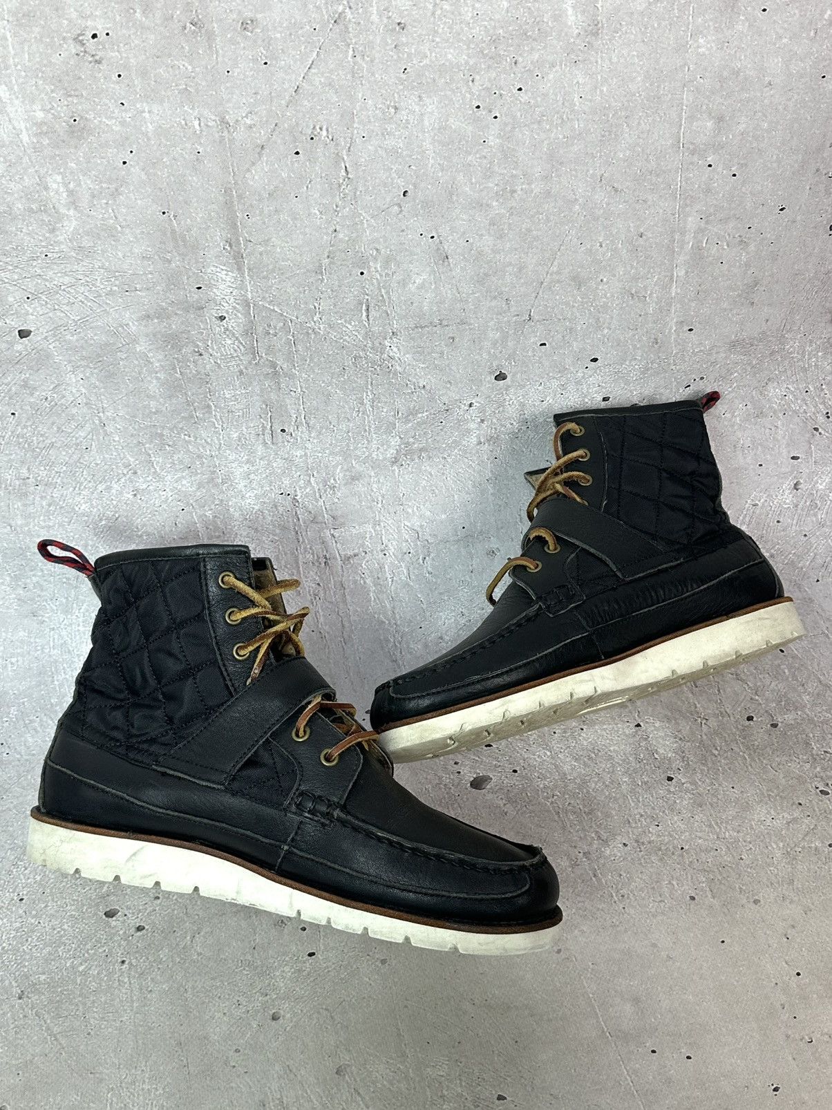 Ralph Lauren Vintage Polo Ralph Laurent Saddle Worth Buckle Leather Boots Size US 9 / EU 42 - 10 Thumbnail