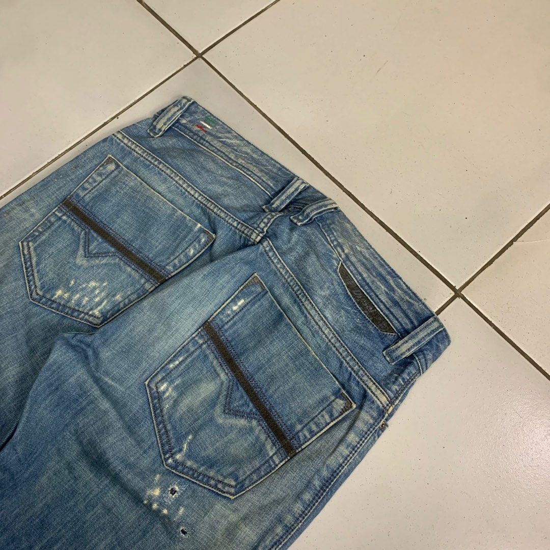 Beauty Beast × Hysteric Glamour × Japanese Brand Diesel distressed denim ripped Size US 31 - 5 Thumbnail