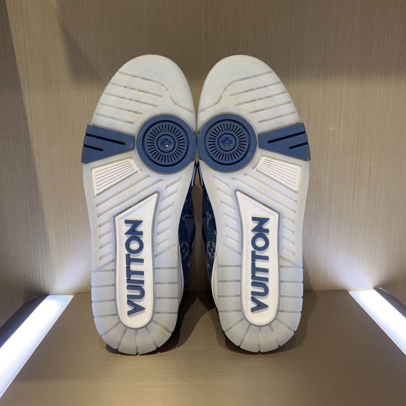 Louis Vuitton Louis Vuitton Denim Low-Top Trainers for Men and Women -250 Size US 8.5 / EU 41-42 - 4 Thumbnail