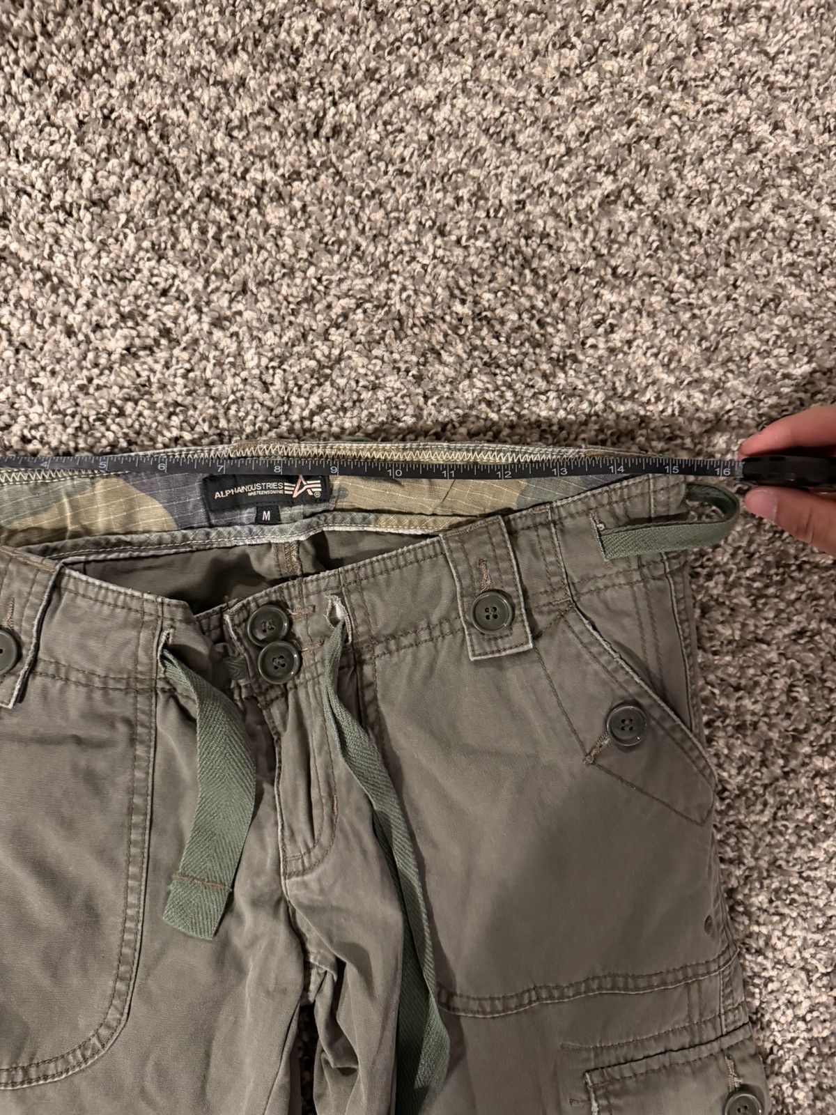 Alpha Industries Womens Vintage alpha industries military cargos Size 30" / US 8 / IT 44 - 7 Thumbnail