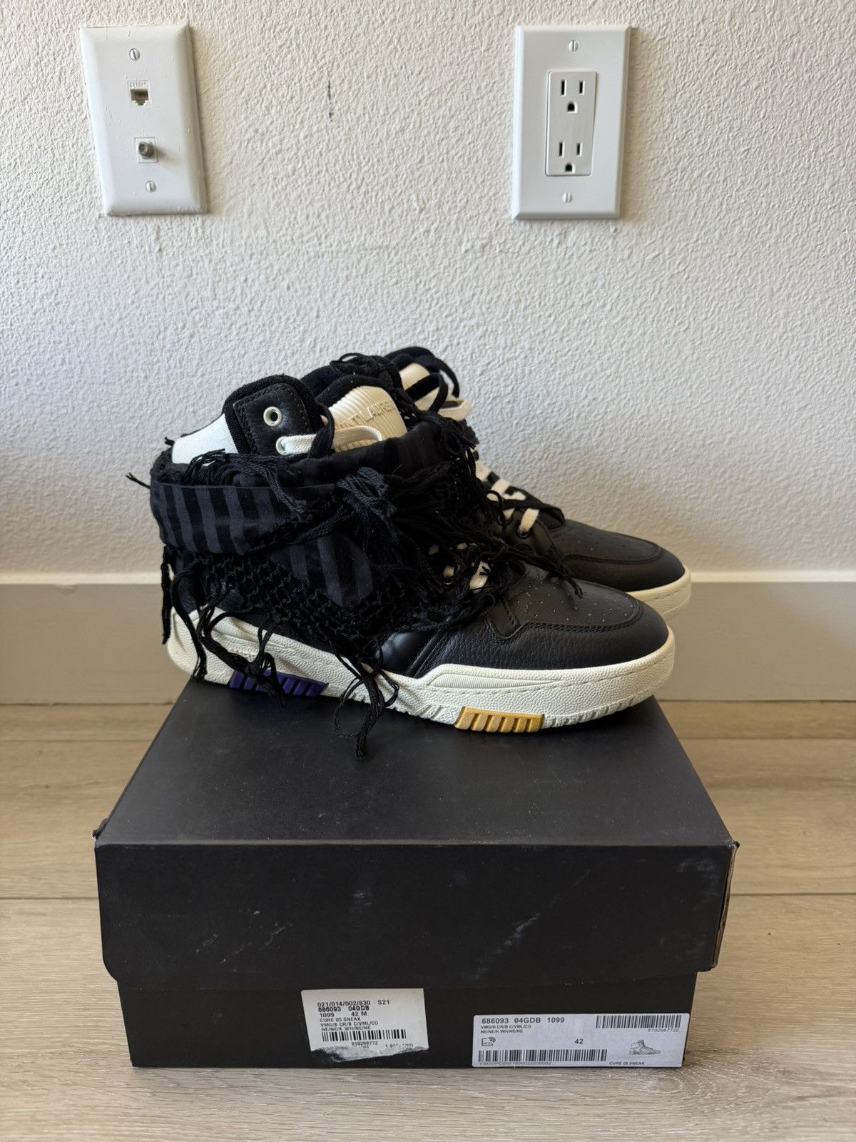 Saint Laurent Paris $2K Cure 05 Smith Hightop Sneakers 42 Size US 9 / EU 42 - 1 Thumbnail