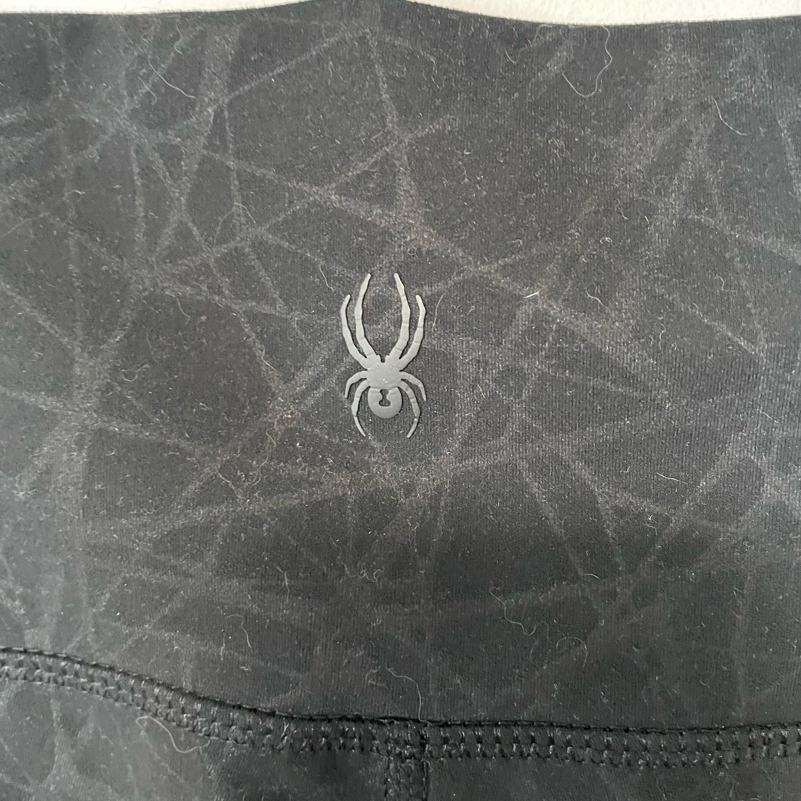 Spyder Spyder Black Web Leggings XXL Activewear Athleisure Pockets Size 34" / US 12 / IT 48 - 5 Thumbnail