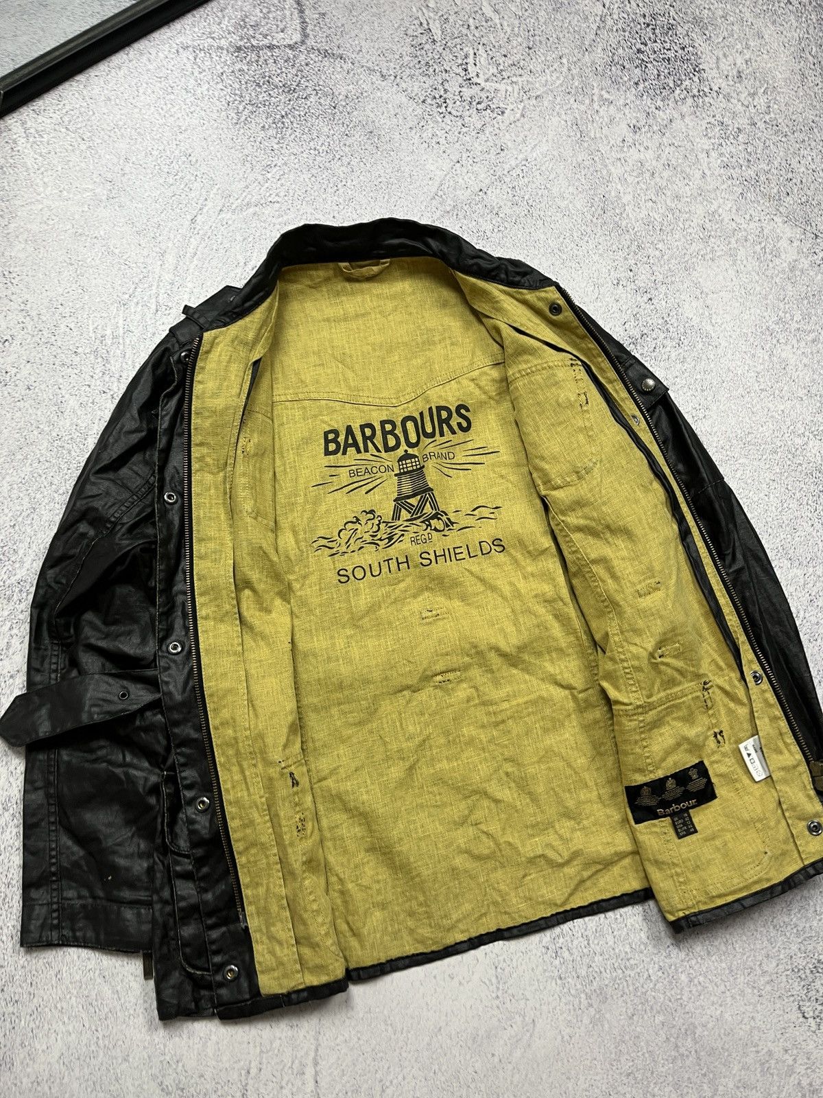 Barbour Vintage Barbour International Duralinen Women’s Jacket Rare Size XL / US 12-14 / IT 48-50 - 8 Thumbnail