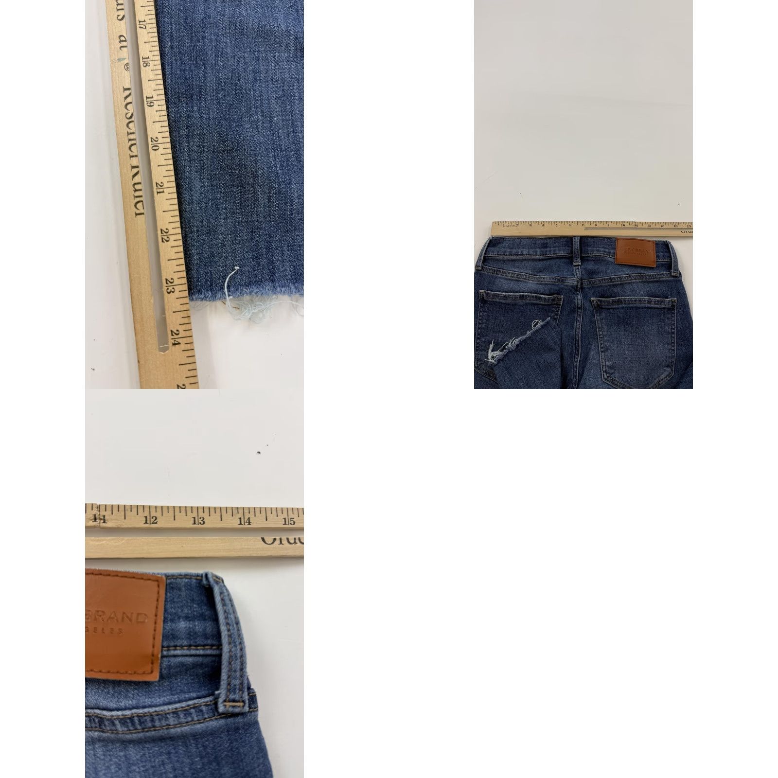 Lucky Brand Lucky Brand Jeans Womens 6/28 Blue Mid Rise Crop Ava Raw Hem Stretch Denim Size 28" / US 6 / IT 42 - 8 Thumbnail
