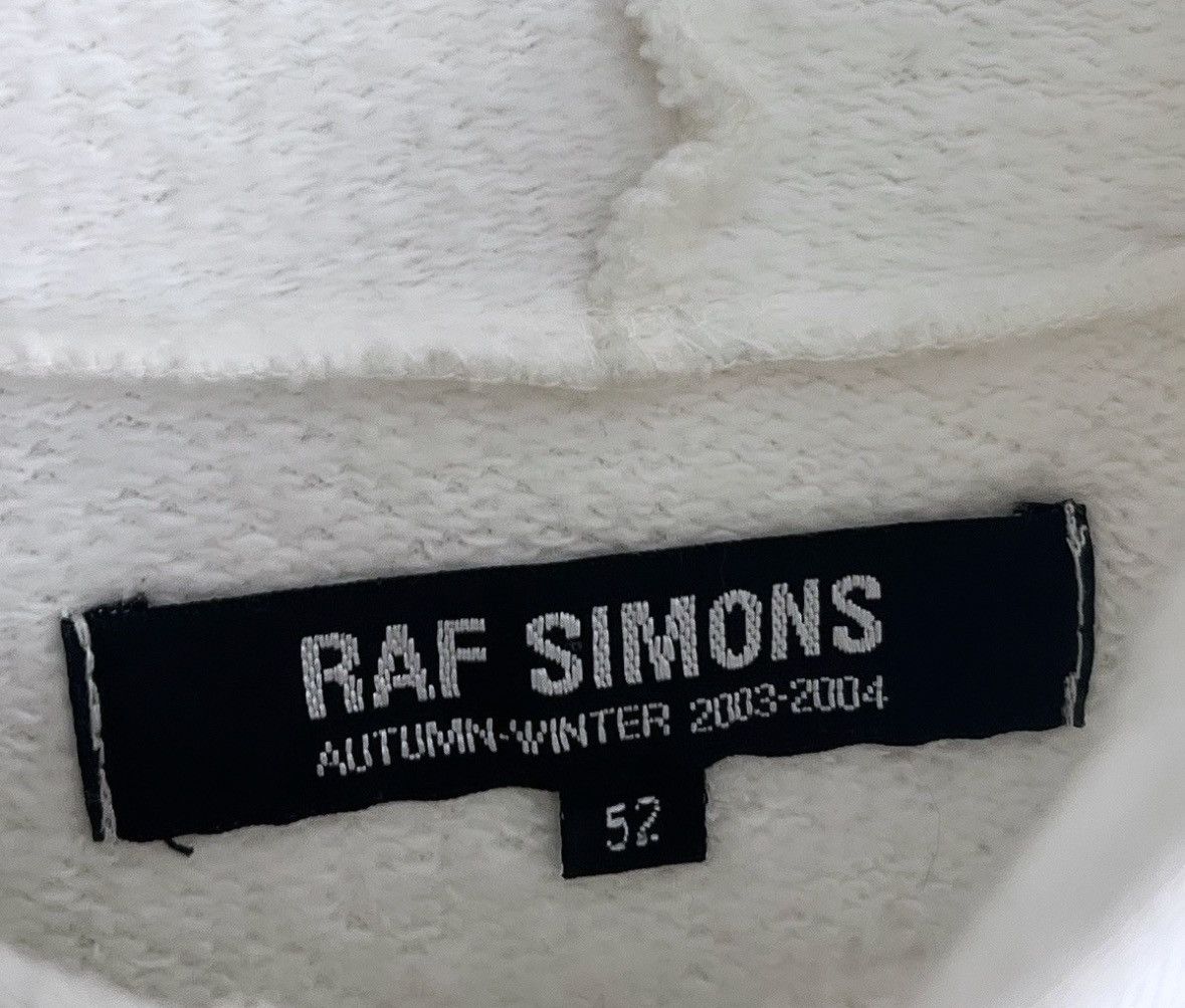 Raf Simons AW2003 Raf Simons Closer Sample Blue Monday Runway OS Hoodie Size US XL / EU 56 / 4 - 4 Thumbnail